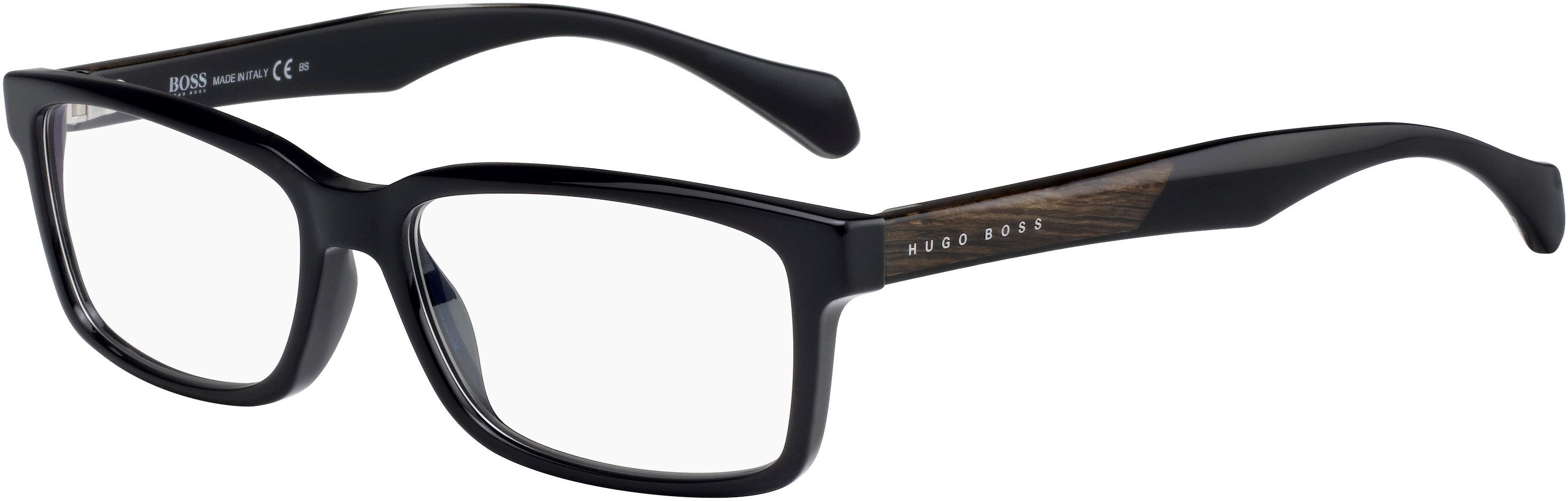 Boss (hub) Boss 0914/N Rectangular Eyeglasses 0807-0807  Black (00 Demo Lens)
