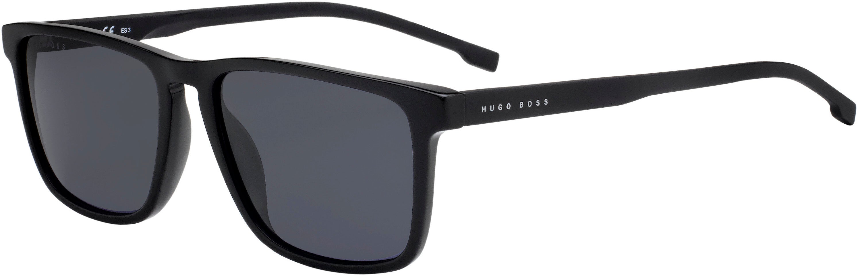 Boss (hub) Boss 0921/S Rectangular Sunglasses 0807-0807  Black (IR Gray)