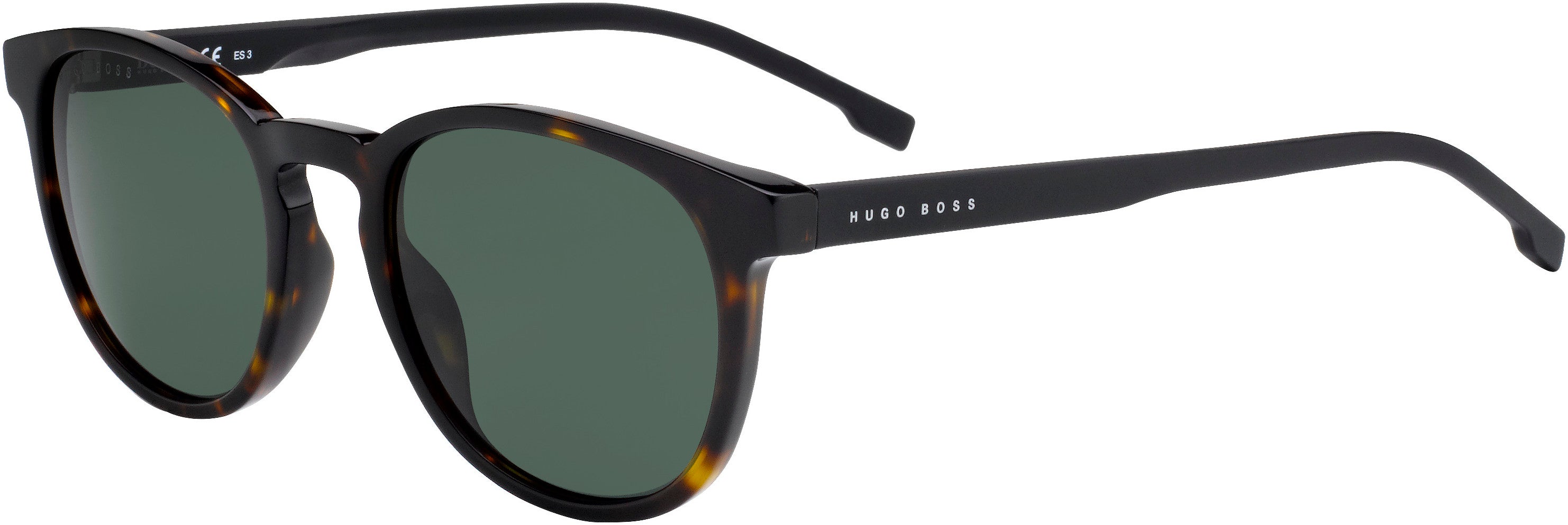 Boss (hub) Boss 0922/S Oval Modified Sunglasses 0086-0086  Dark Havana (QT Green)