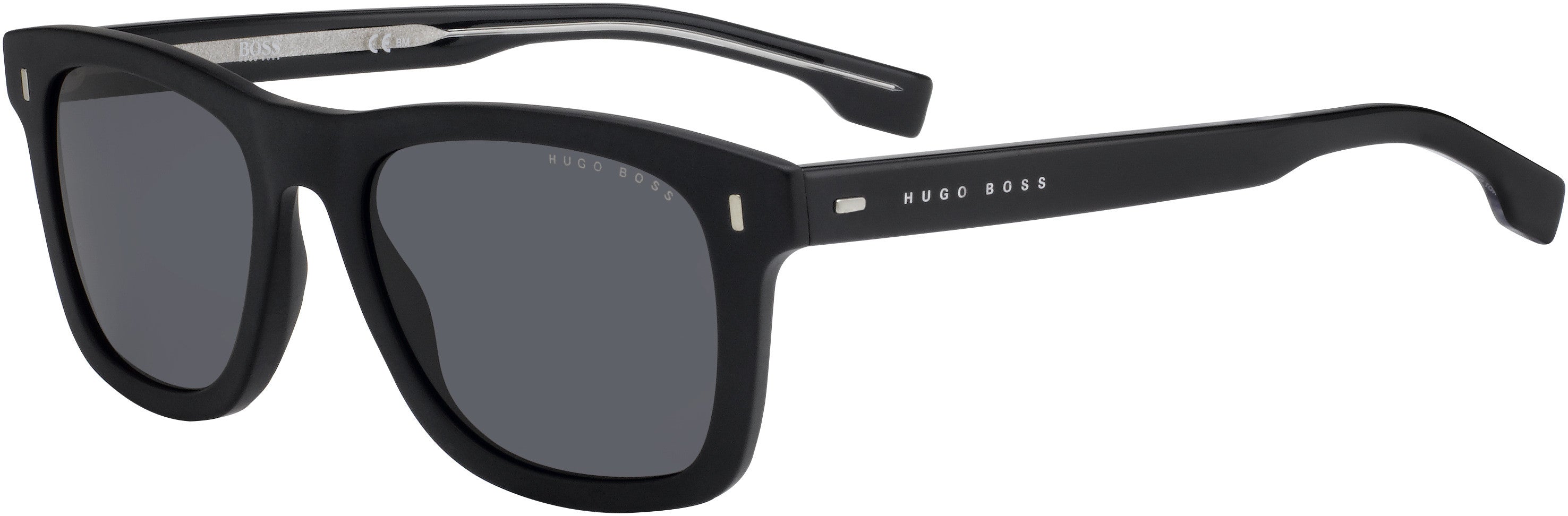 Boss (hub) Boss 0925/S Rectangular Sunglasses 0807-0807  Black (IR Gray)