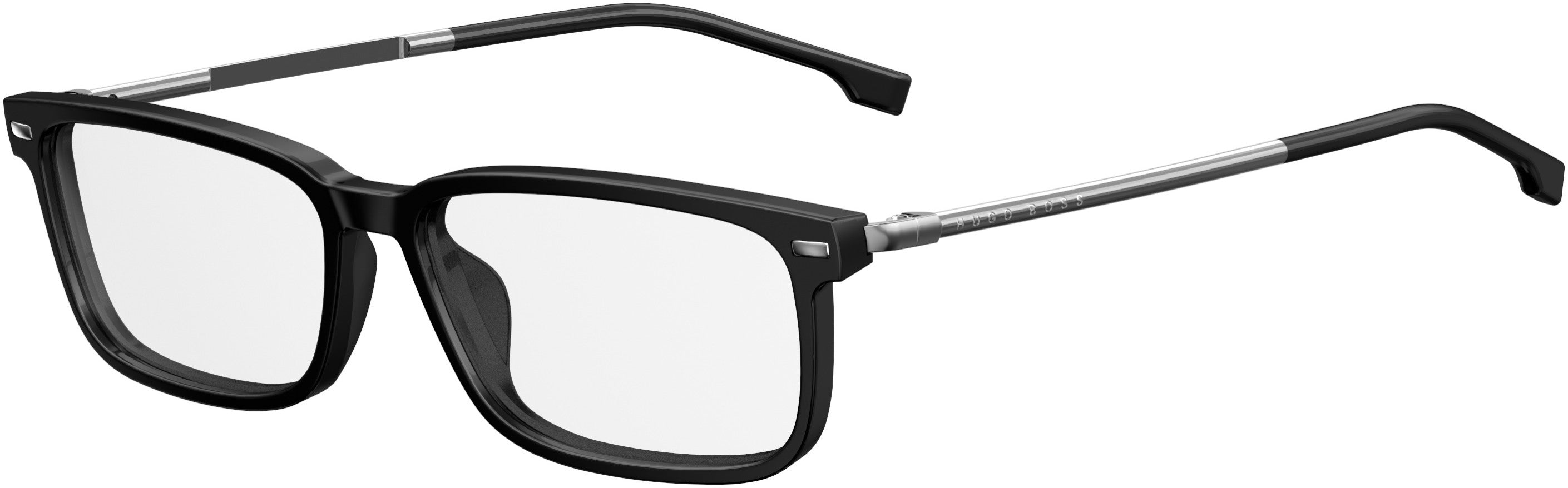 Boss (hub) Boss 0933 Rectangular Eyeglasses 0807-0807  Black (00 Demo Lens)