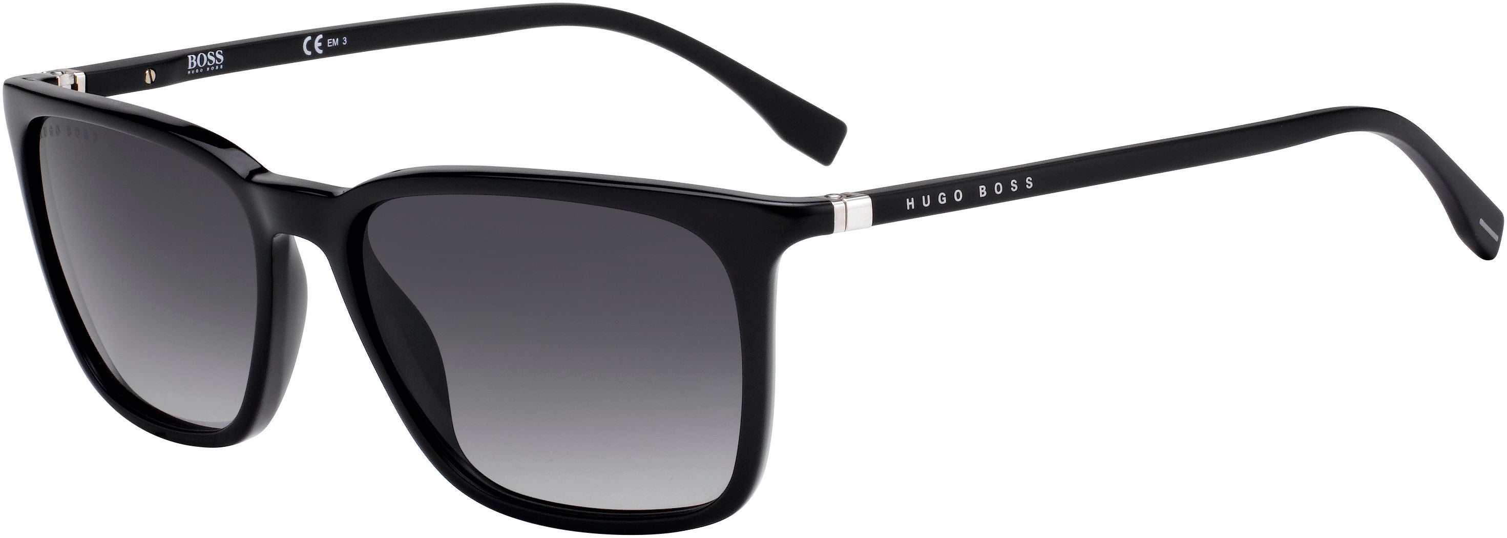 Boss (hub) Boss 0959/S Rectangular Sunglasses 0807-0807  Black (9O Dark Gray Gradient)