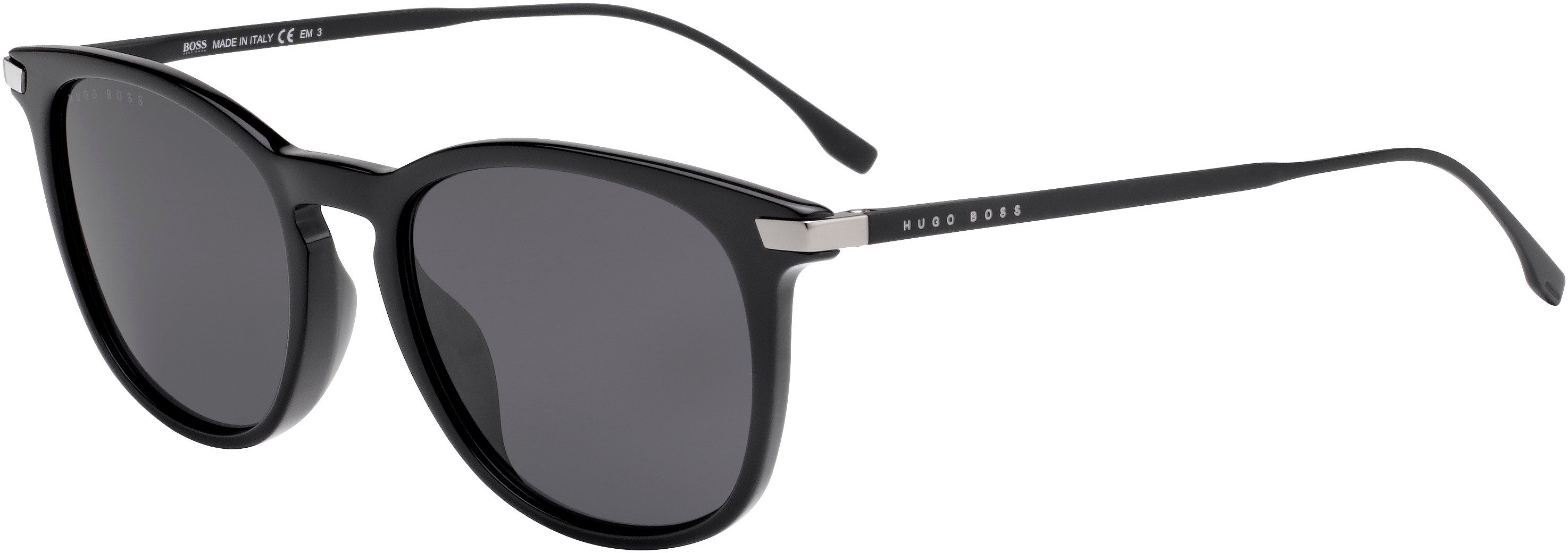 Boss (hub) Boss 0987/S Rectangular Sunglasses 0807-0807  Black (IR Gray)