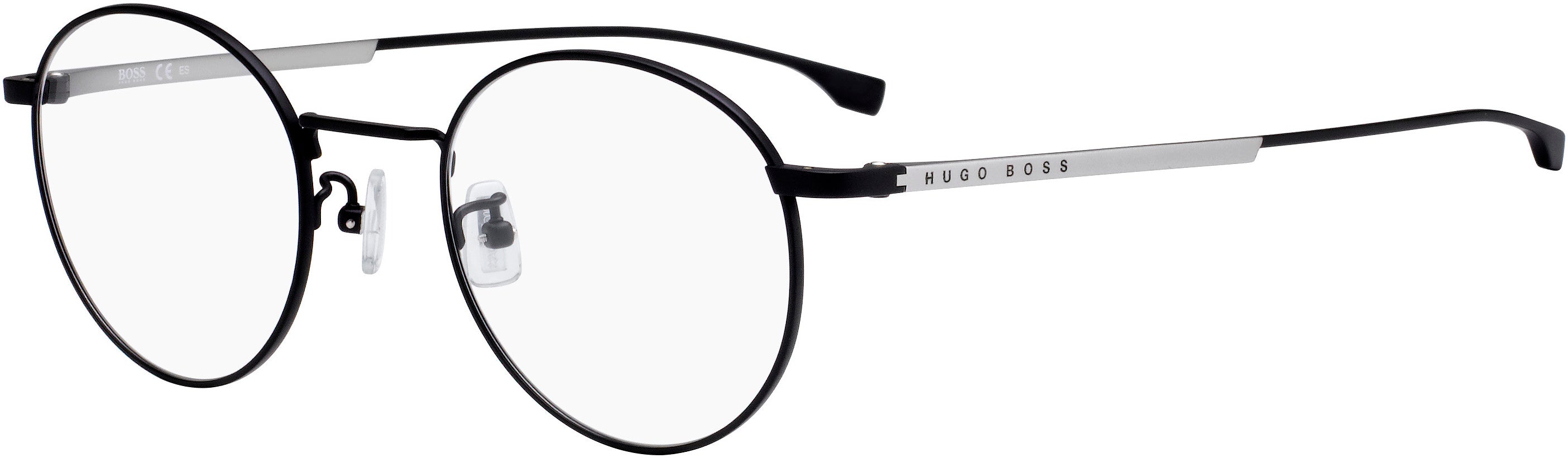 Boss (hub) Boss 0993/F Oval Modified Eyeglasses 0003-0003  Matte Black (00 Demo Lens)