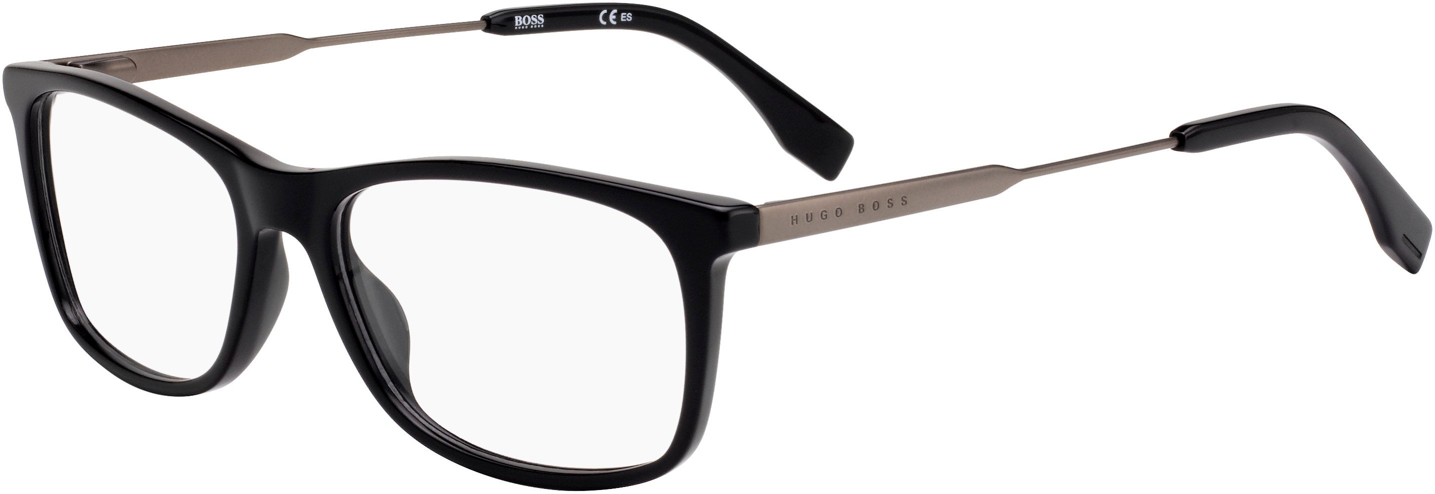 Boss (hub) Boss 0996 Rectangular Eyeglasses 0807-0807  Black (00 Demo Lens)