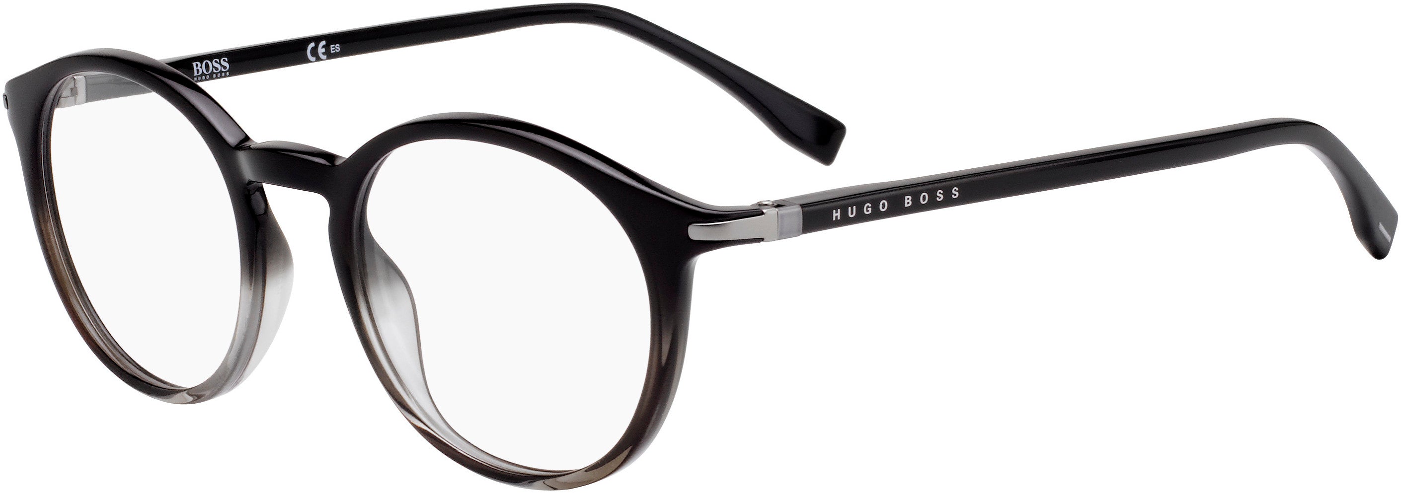 Boss (hub) Boss 1005 Oval Modified Eyeglasses 0EDM-0EDM  Black Gray Black (00 Demo Lens)