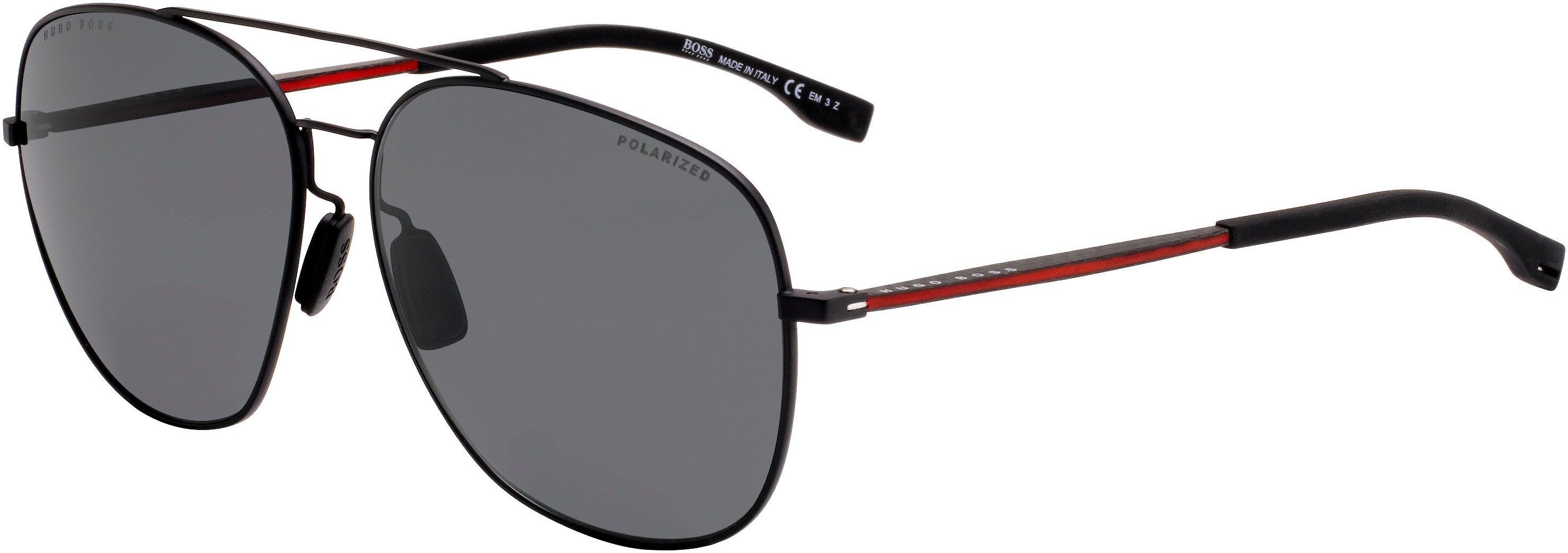 Boss (hub) Boss 1032/F/S Tea Cup Sunglasses 0003-0003  Matte Black (M9 Gray Pz)