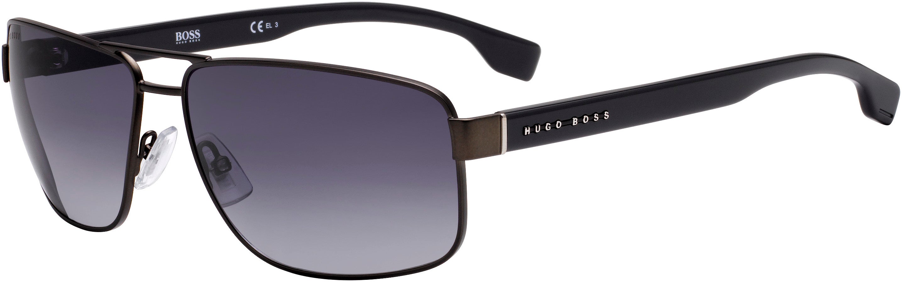 Boss (hub) Boss 1035/S Navigator Sunglasses 0RIW-0RIW  Matte Gray (9O Dark Gray Gradient)