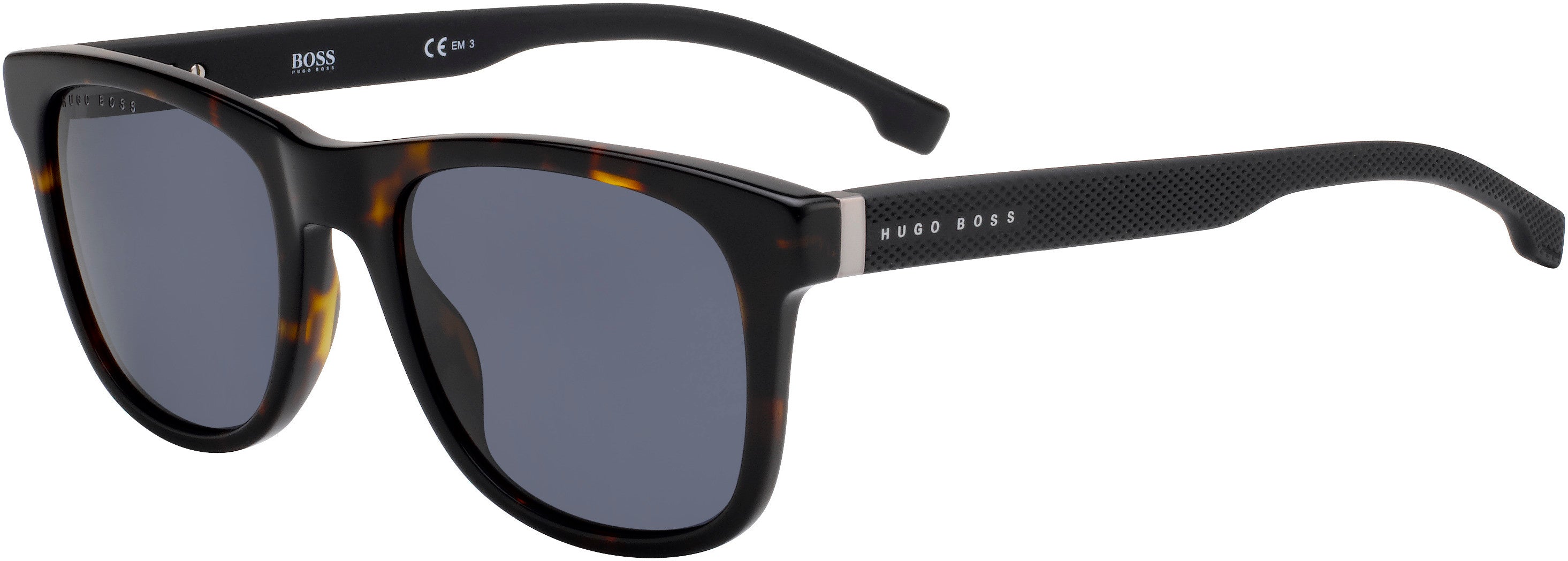 Boss (hub) Boss 1039/S Rectangular Sunglasses 0086-0086  Dark Havana (IR Gray)