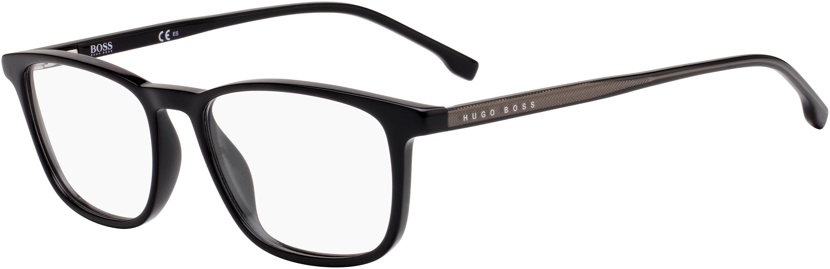 Boss (hub) Boss 1050 Rectangular Eyeglasses 0807-0807  Black (00 Demo Lens)