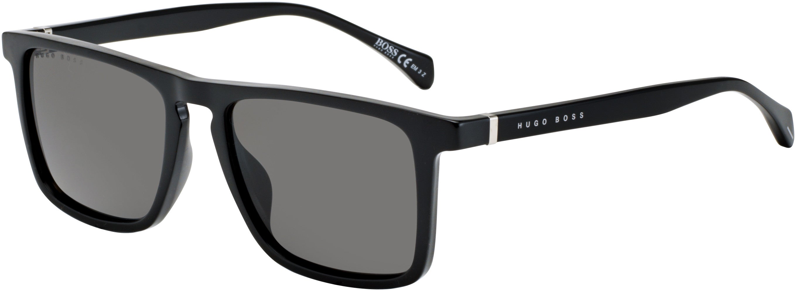 Boss (hub) Boss 1082/S Rectangular Sunglasses 0807-0807  Black (M9 Gray Pz)