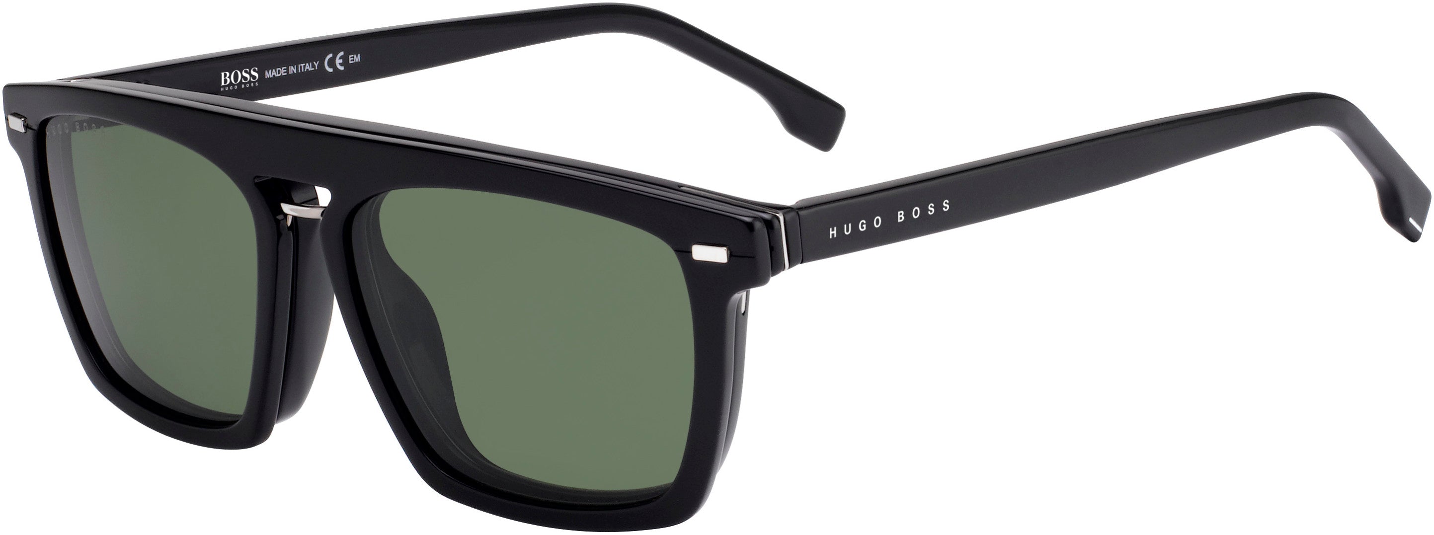 Boss (hub) Boss 1128 Cl-On Rectangular Clip-On 0807-0807  Black (QT Green)