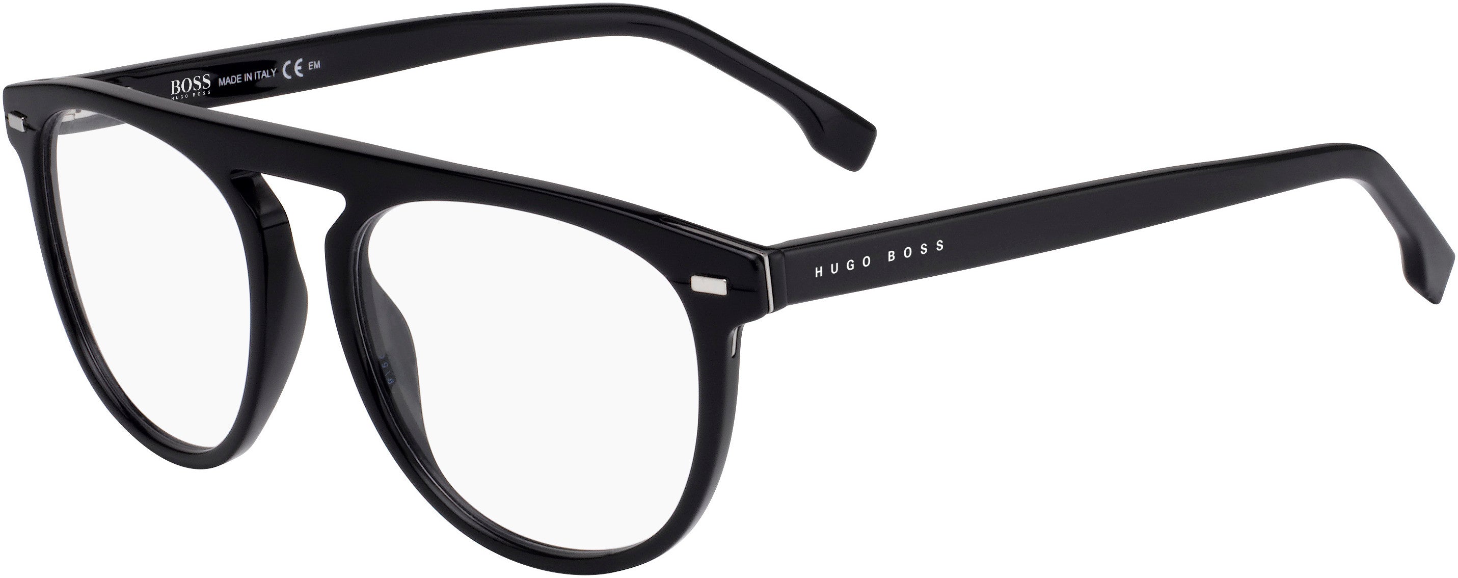 Boss (hub) Boss 1129 Oval Modified Eyeglasses 0807-0807  Black (00 Demo Lens)