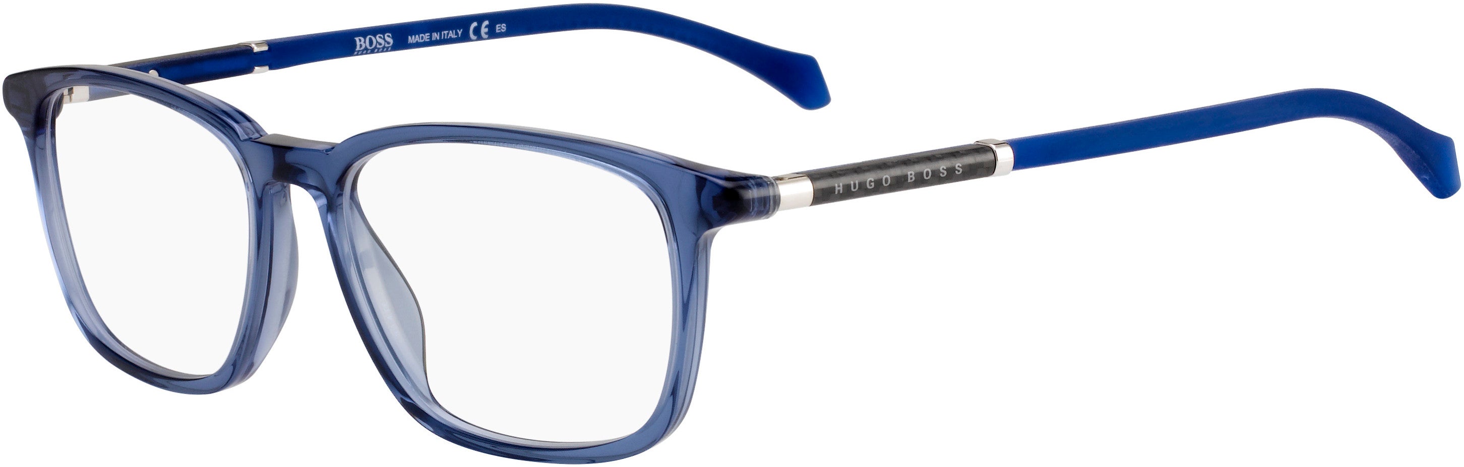 Boss (hub) Boss 1133 Rectangular Eyeglasses 0PJP-0PJP  Blue (00 Demo Lens)