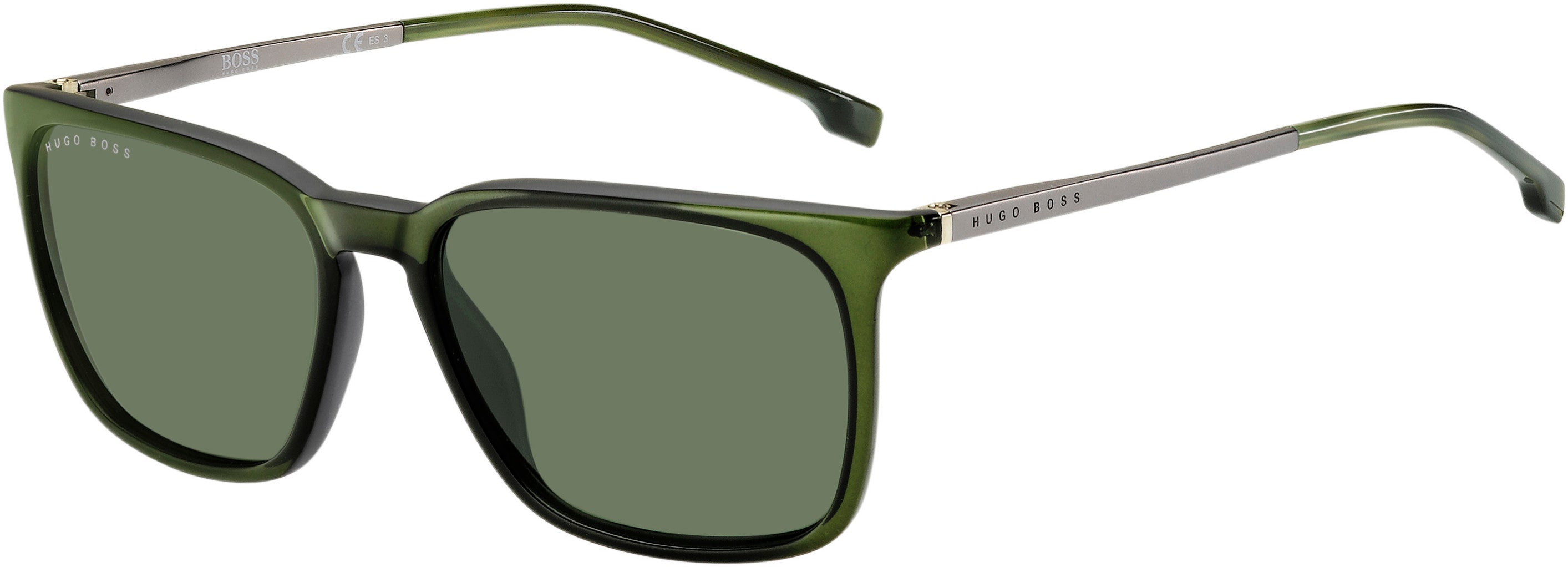 Boss (hub) Boss 1183/S Rectangular Sunglasses 01ED-01ED  Green (QT Green)