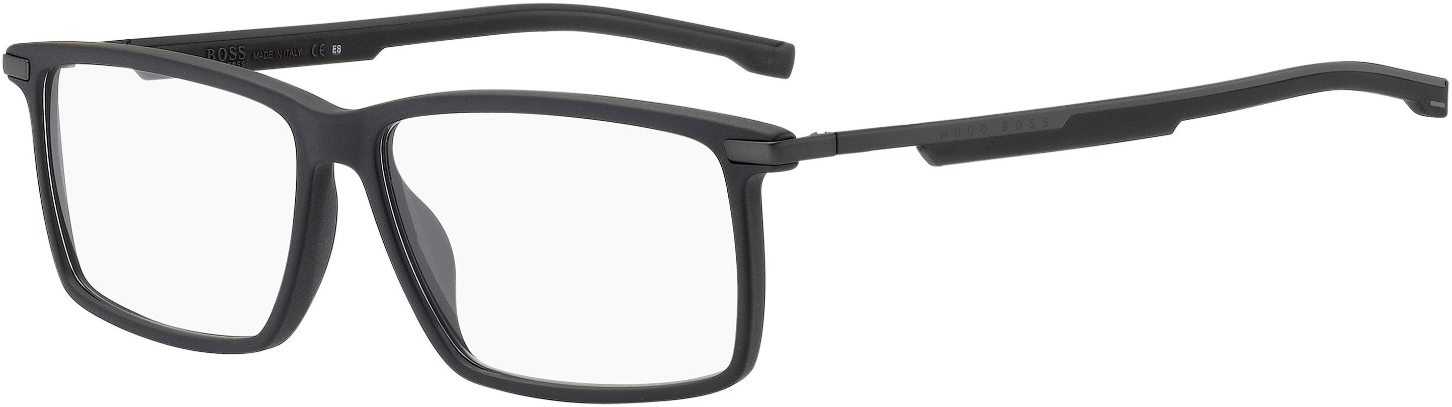 Boss (hub) Boss 1202 Rectangular Eyeglasses 0003-0003  Matte Black (00 Demo Lens)