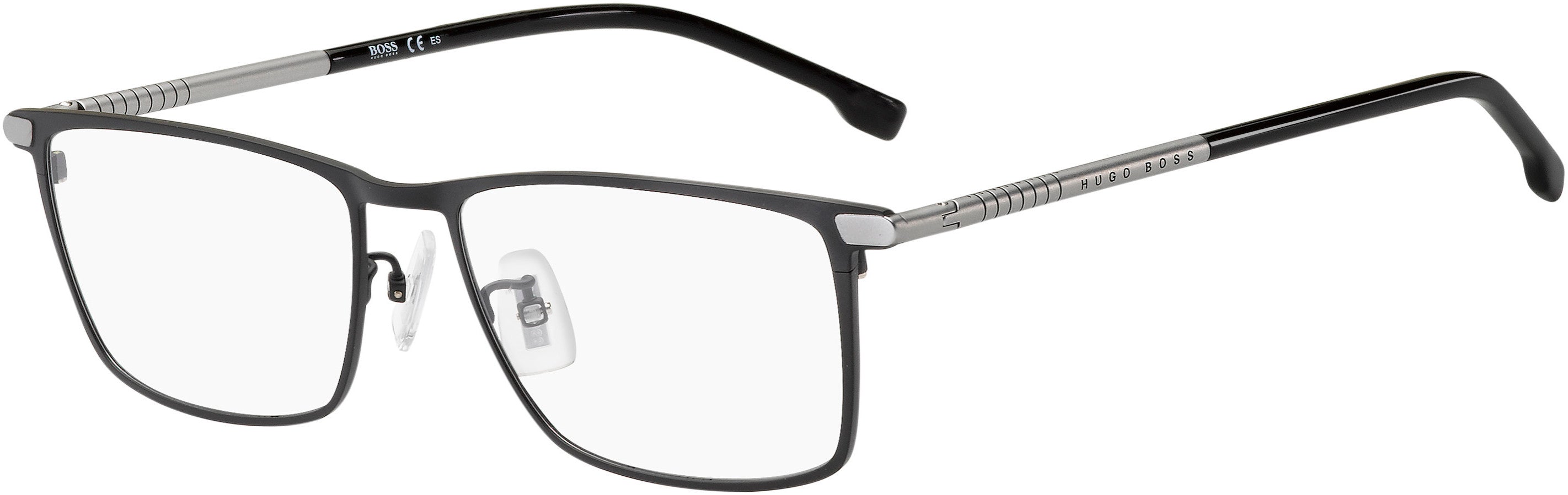 Boss (hub) Boss 1226/F Rectangular Eyeglasses 0003-0003  Matte Black (00 Demo Lens)