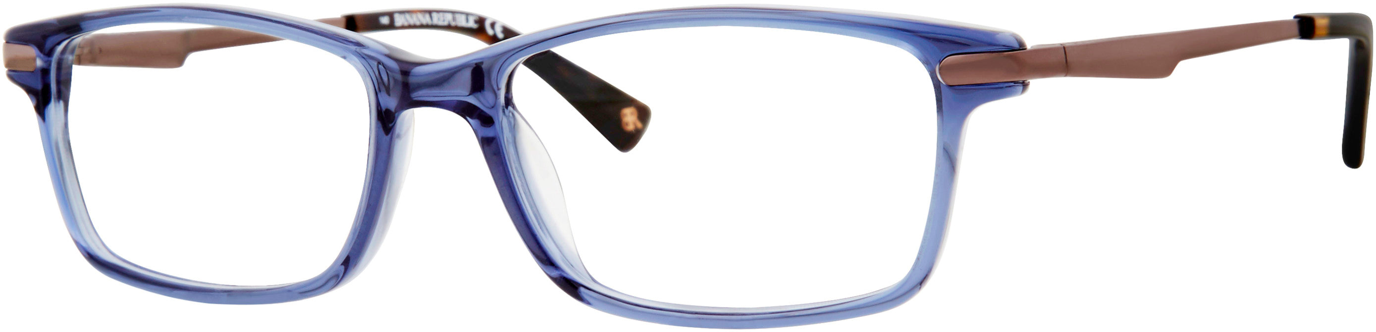 Banana Republic Bernard Rectangular Eyeglasses 0OXZ-0OXZ  Blue Crystal (00 Demo Lens)