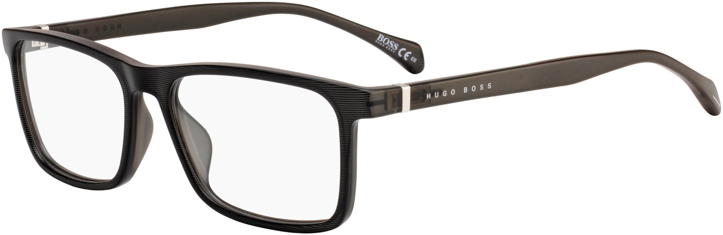 Boss (hub) Boss 1084 Rectangular Eyeglasses 026K-026K  Matte Gray Pattern (00 Demo Lens)