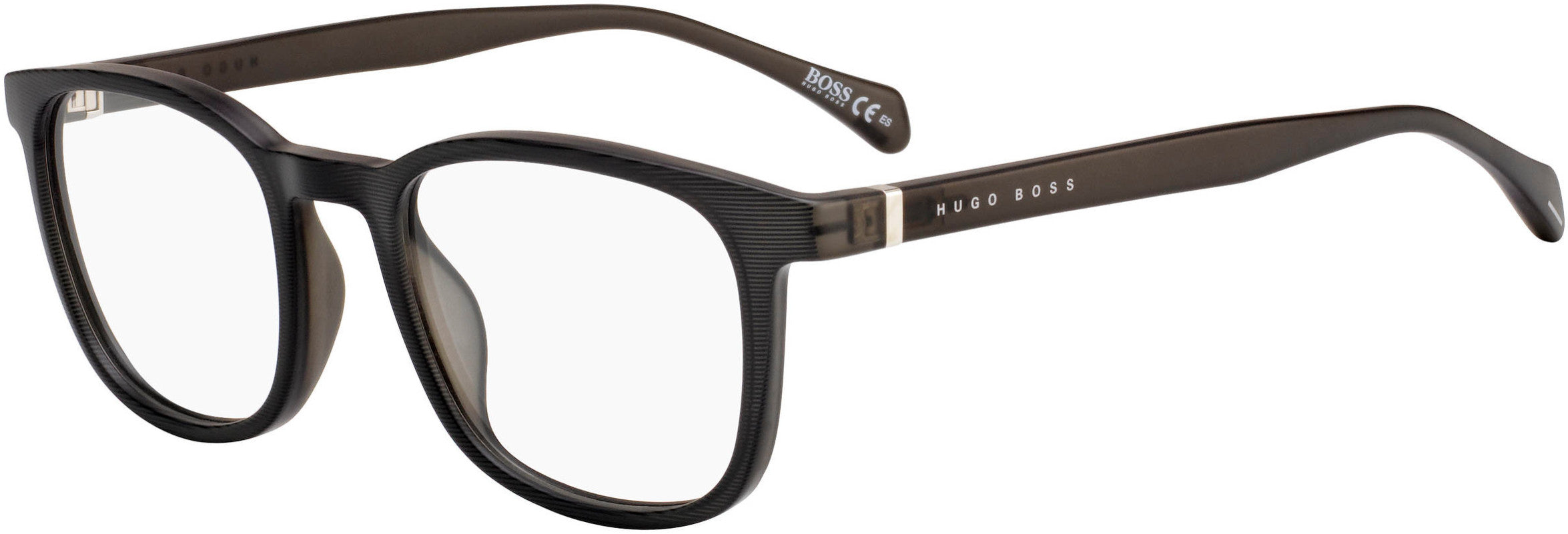 Boss (hub) Boss 1085 Rectangular Eyeglasses 026K-026K  Matte Gray Pattern (00 Demo Lens)