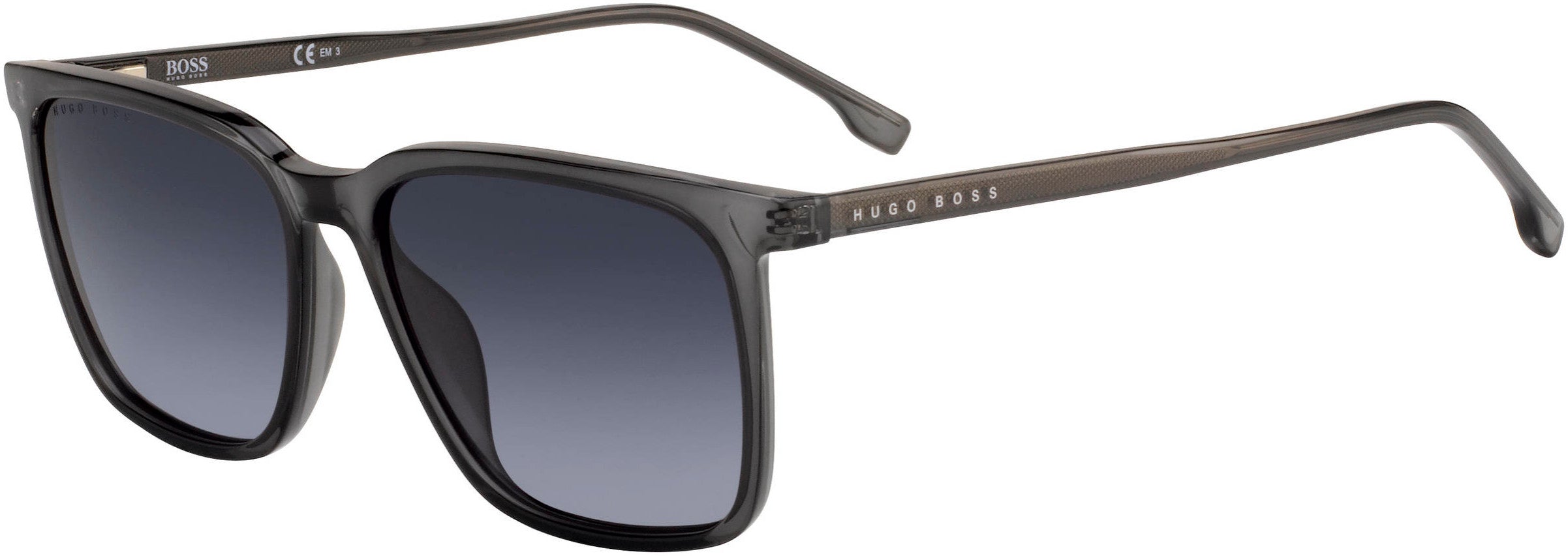 Boss (hub) Boss 1086/S Rectangular Sunglasses 0KB7-0KB7  Gray (9O Dark Gray Gradient)