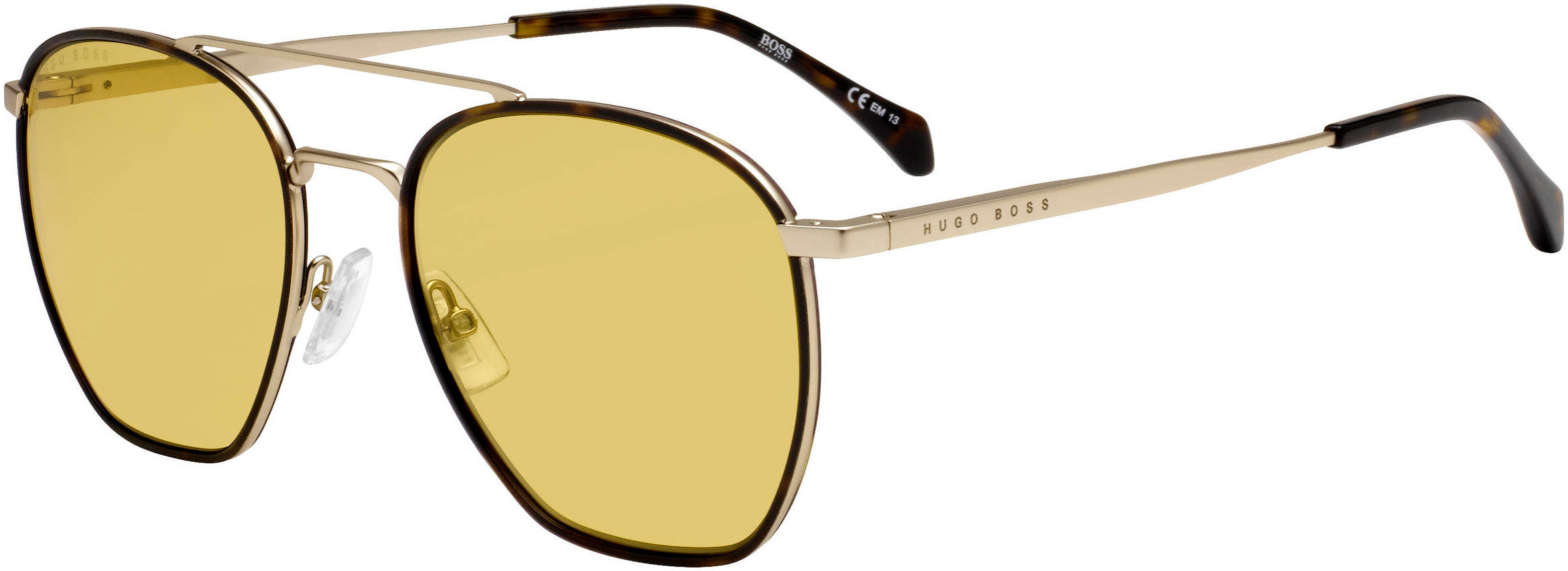 Boss (hub) Boss 1090/S Special Shape Sunglasses 0CGS-0CGS  Light Gold Semi Matte (UK Yellow Photocro)