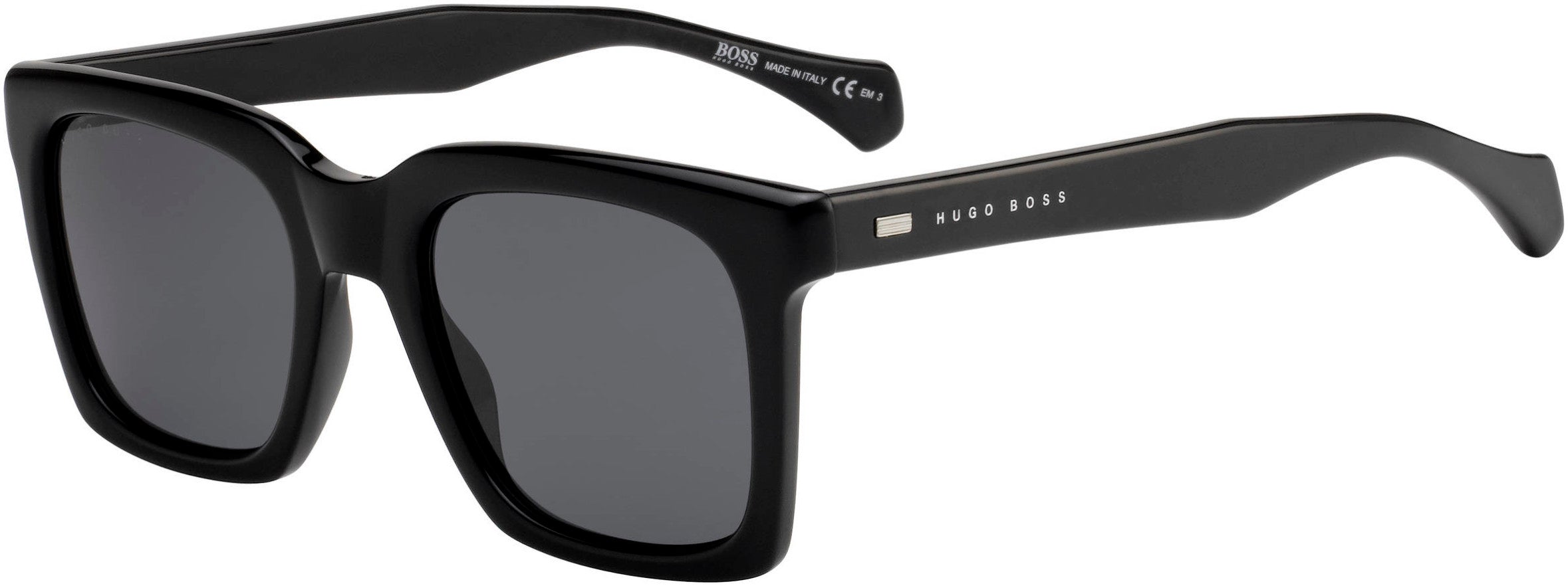 Boss (hub) Boss 1098/S Rectangular Sunglasses 0807-0807  Black (IR Gray)