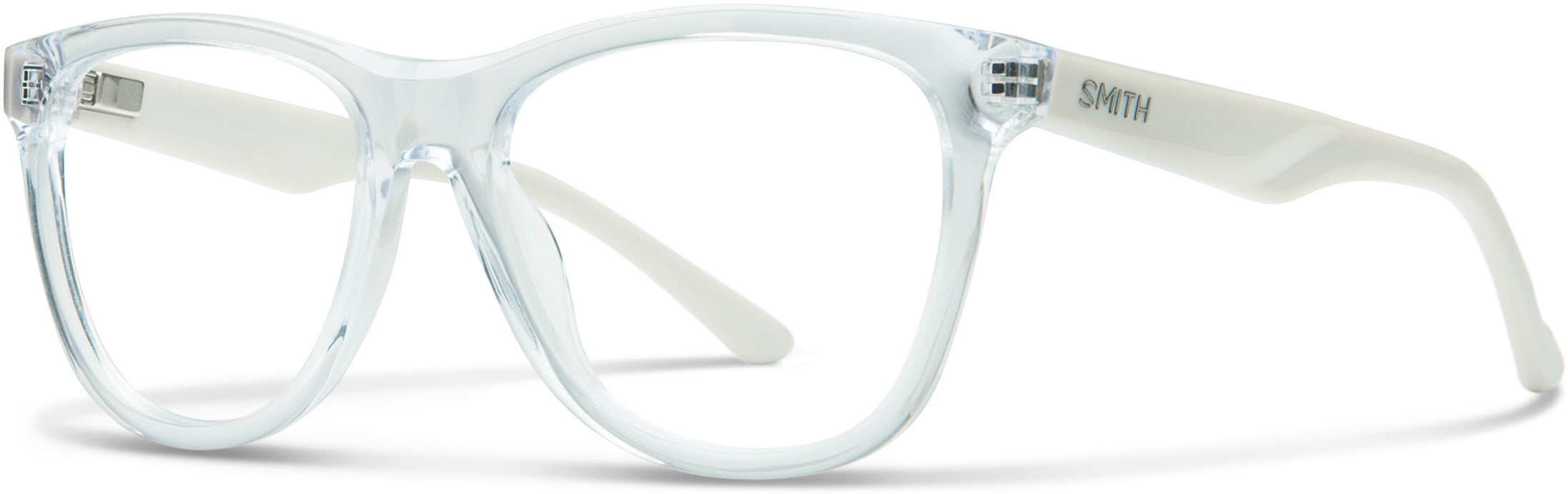 Smith Bowline Rectangular Eyeglasses 0900-0900  Crystal (00 Demo Lens)