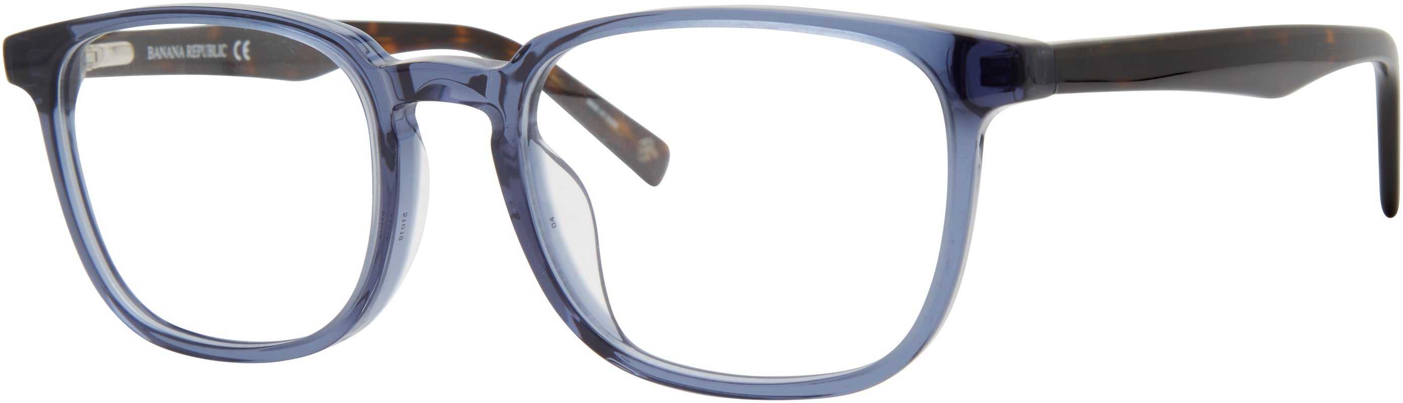 Banana Republic Br 105 Rectangular Eyeglasses 0OXZ-0OXZ  Blue Crystal (00 Demo Lens)