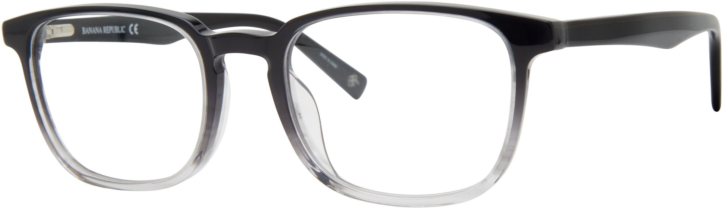 Banana Republic Br 105 Rectangular Eyeglasses 0U76-0U76  Black Gray Rust (00 Demo Lens)