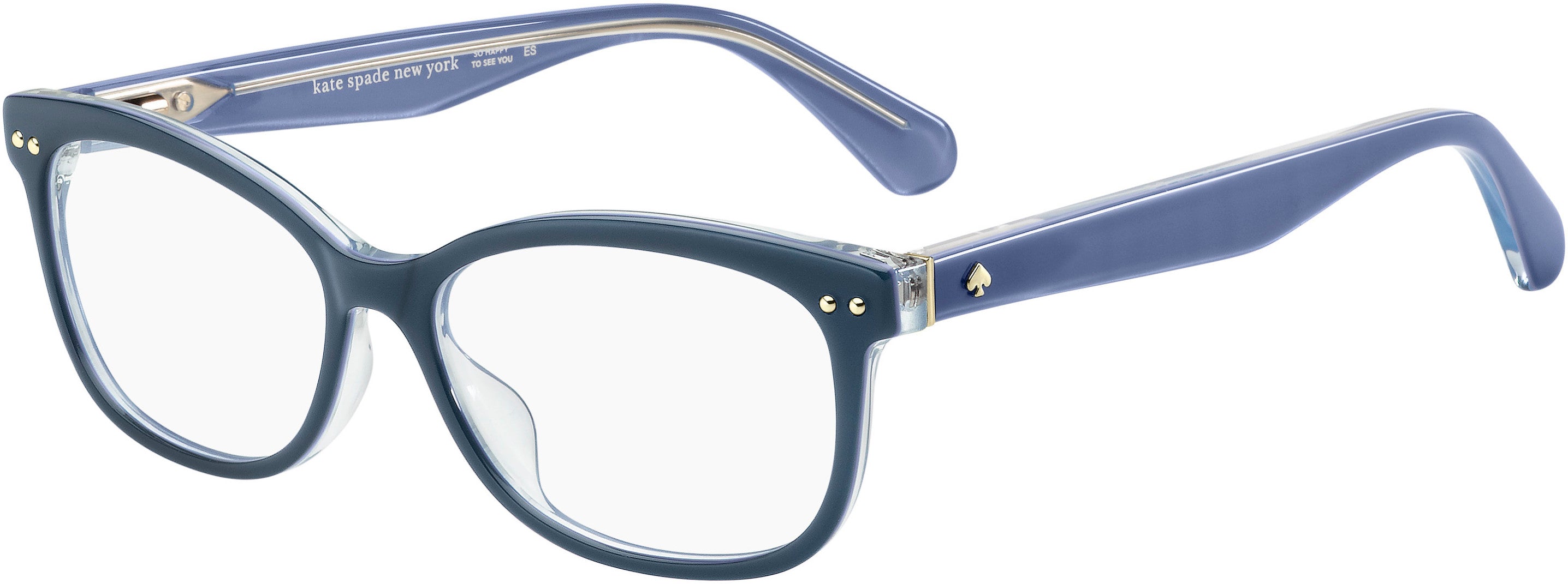 Kate Spade Bronwen Square Eyeglasses 0PJP-0PJP  Blue (00 Demo Lens)