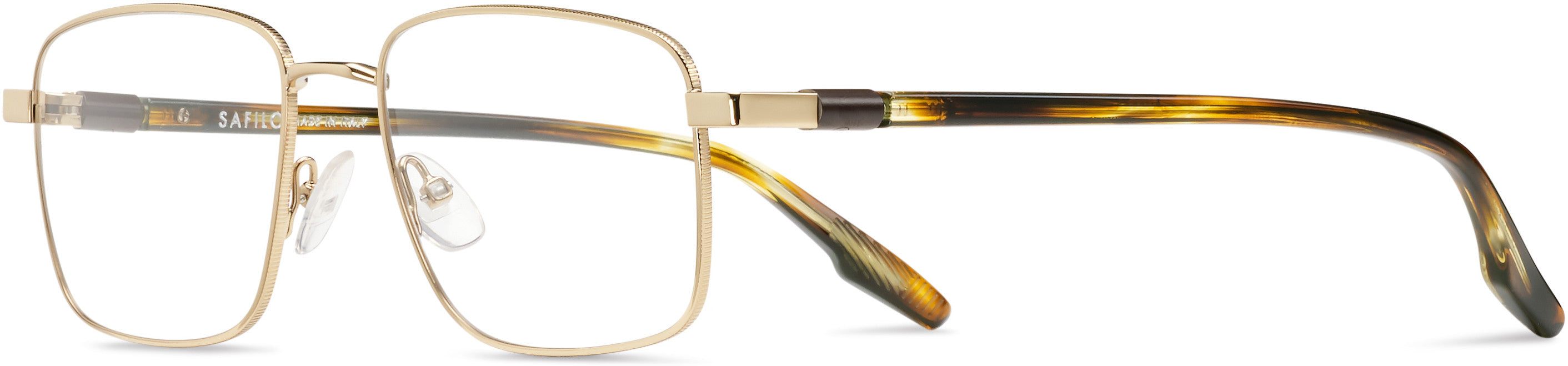 Safilo 2.0 Bussola 07 Rectangular Eyeglasses 0J5G-0J5G  Gold (00 Demo Lens)