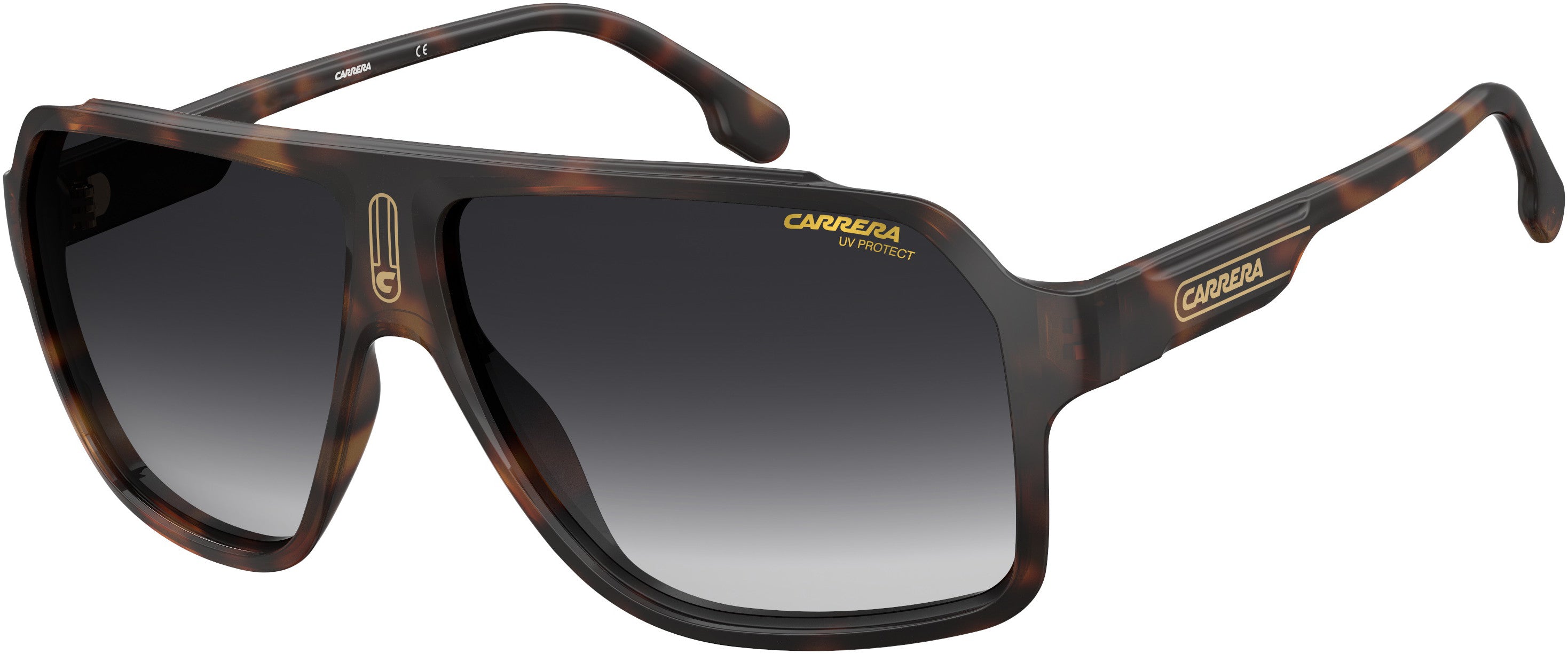  Carrera 1030/S Rectangular Sunglasses 0086-0086  Dark Havana (9O Dark Gray Gradient)
