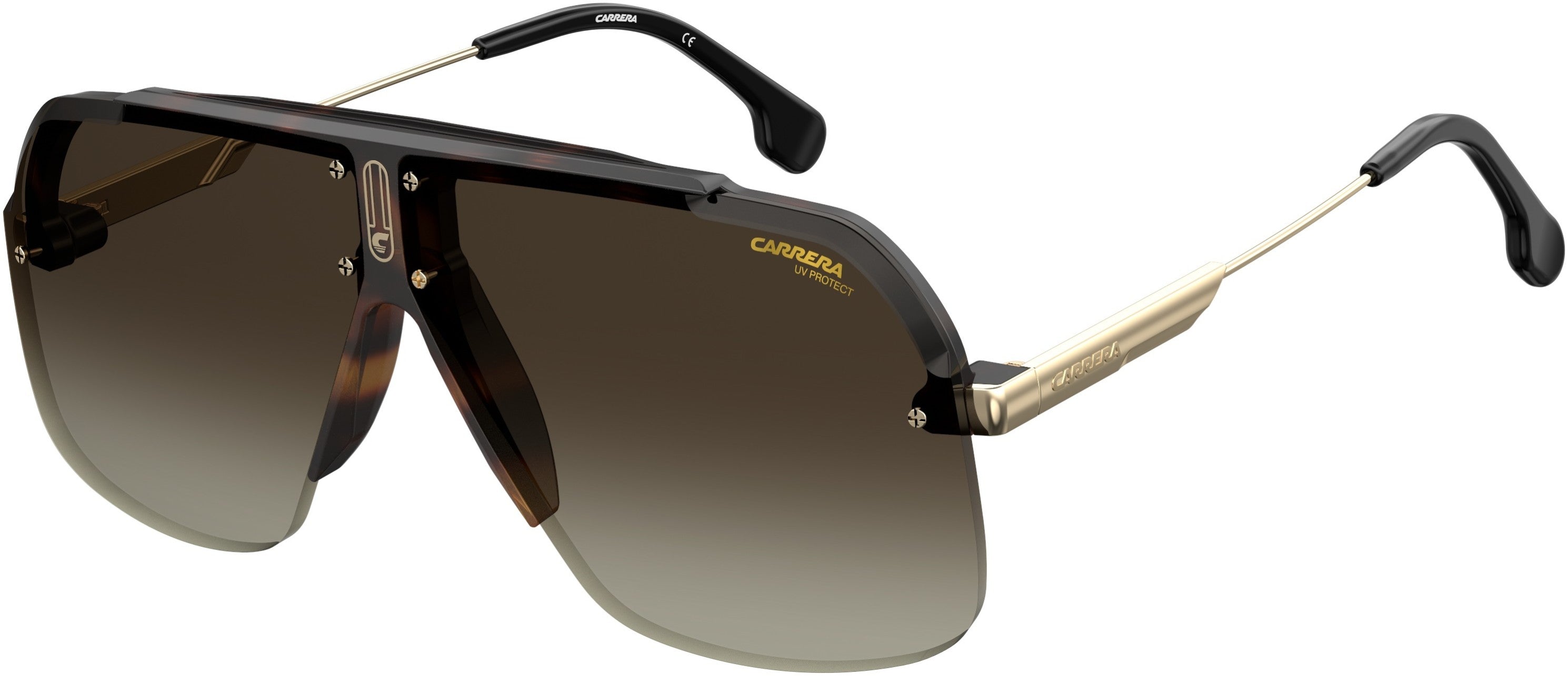  Carrera 1031/S Rectangular Sunglasses 0086-0086  Dark Havana (HA Brown Gradient)