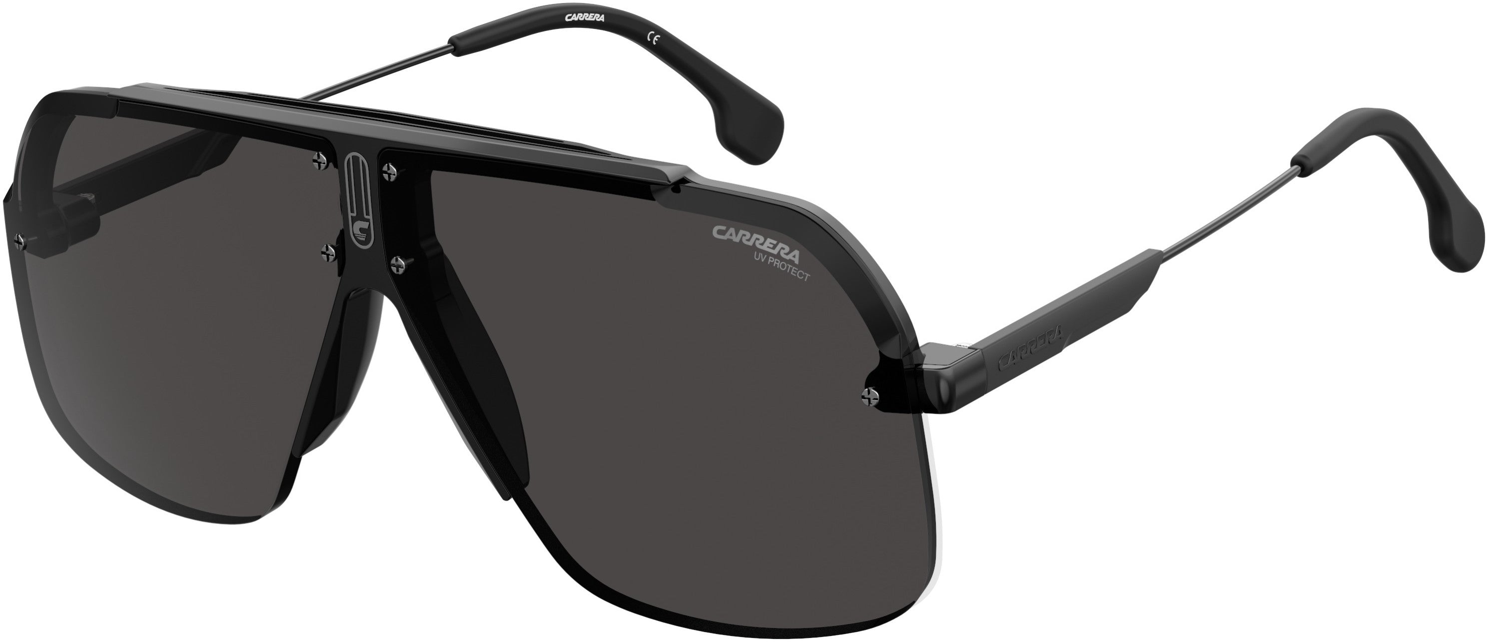  Carrera 1031/S Rectangular Sunglasses 0807-0807  Black (2K Gray Ar)