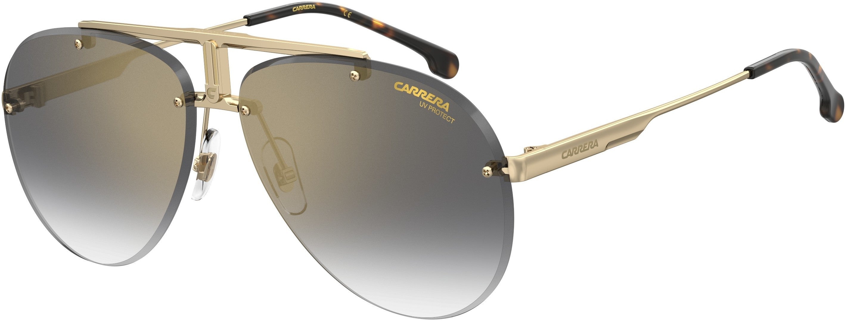  Carrera 1032/S Aviator Sunglasses 006J-006J  Gold Havana (FQ Gray Sf Gold Sp)