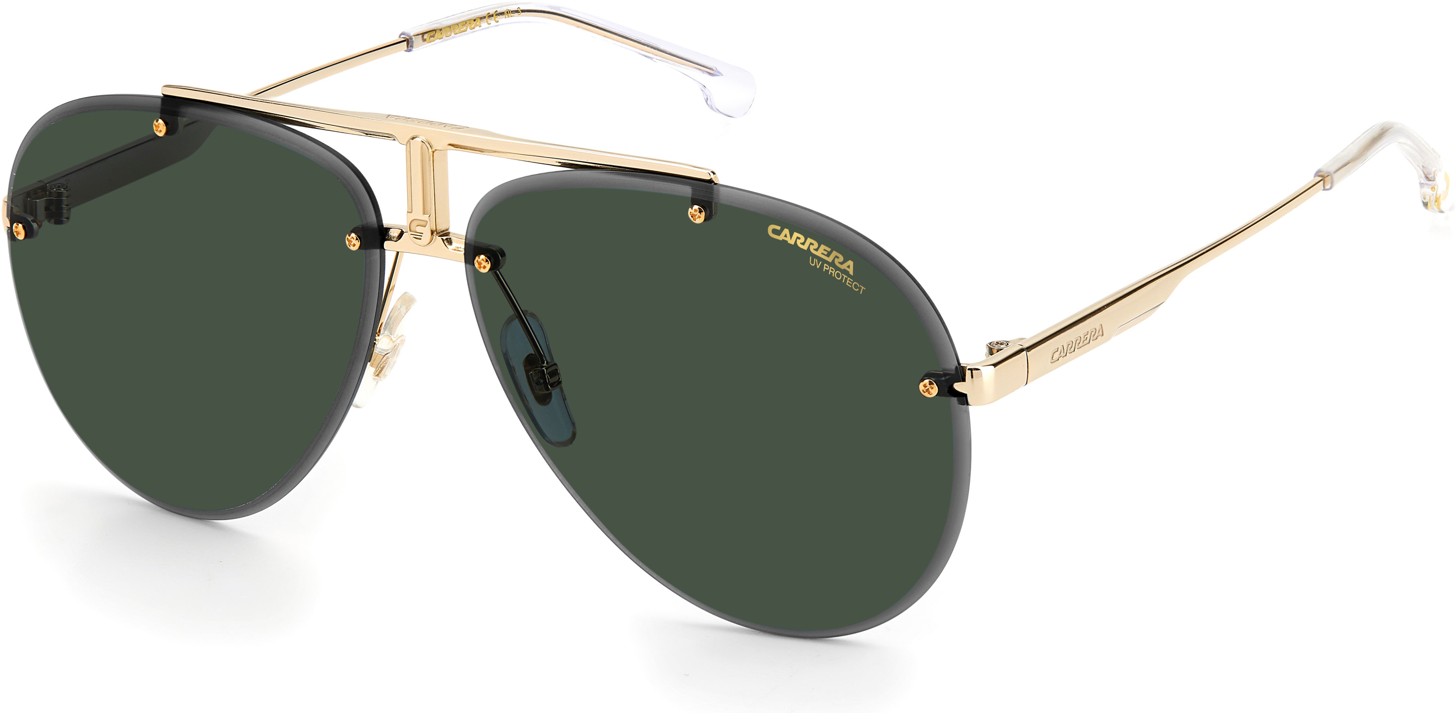  Carrera 1032/S Aviator Sunglasses 0J5G-0J5G  Gold (QT Green)
