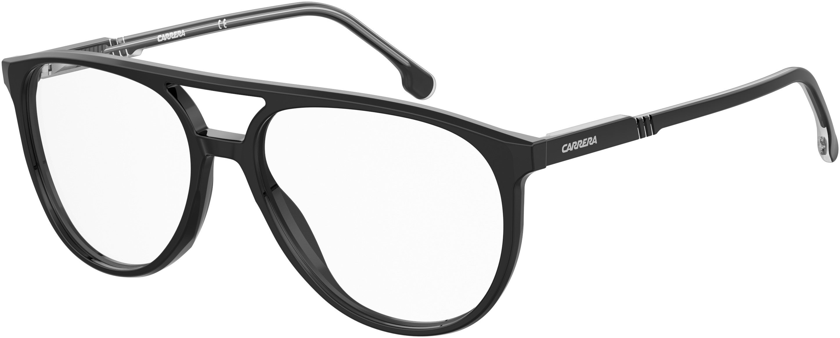  Carrera 1124 Aviator Eyeglasses 0003-0003  Matte Black (00 Demo Lens)