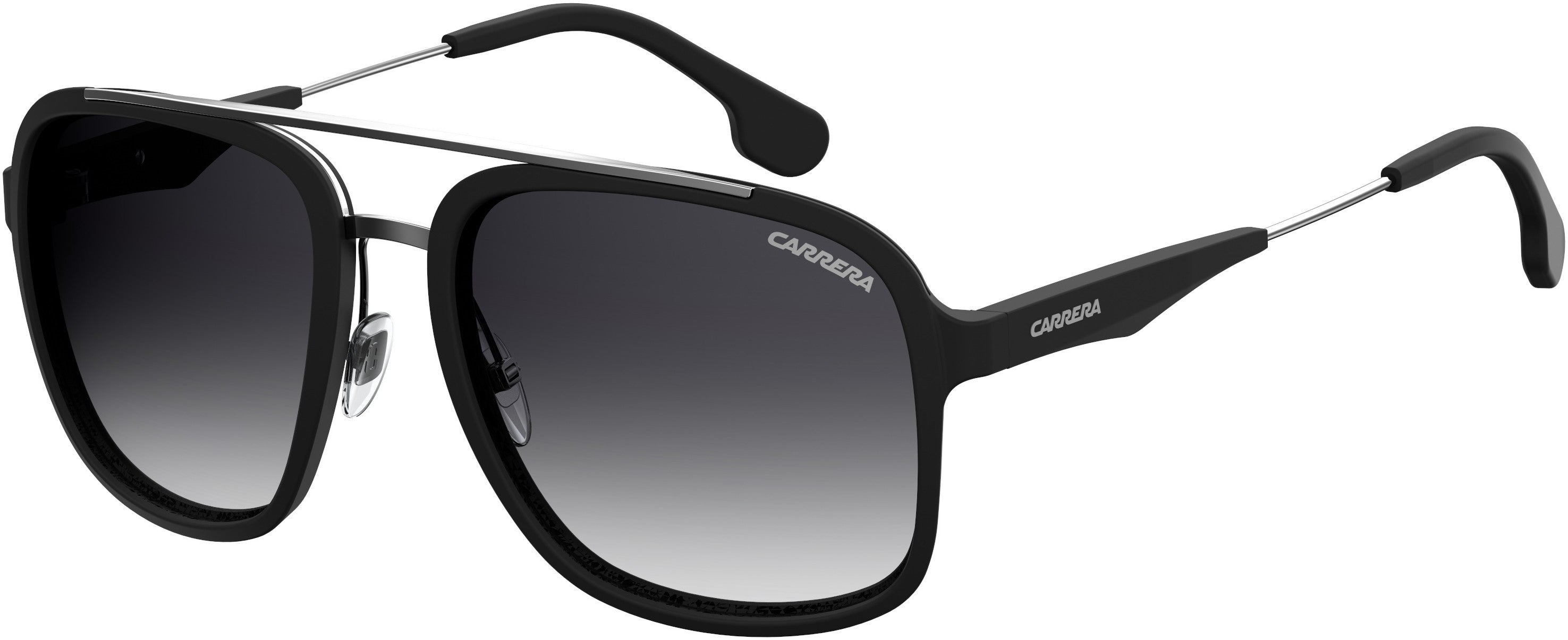  Carrera 133/S Square Sunglasses 0TI7-0TI7  Matte Black Ruthenium (9O Dark Gray Gradient)