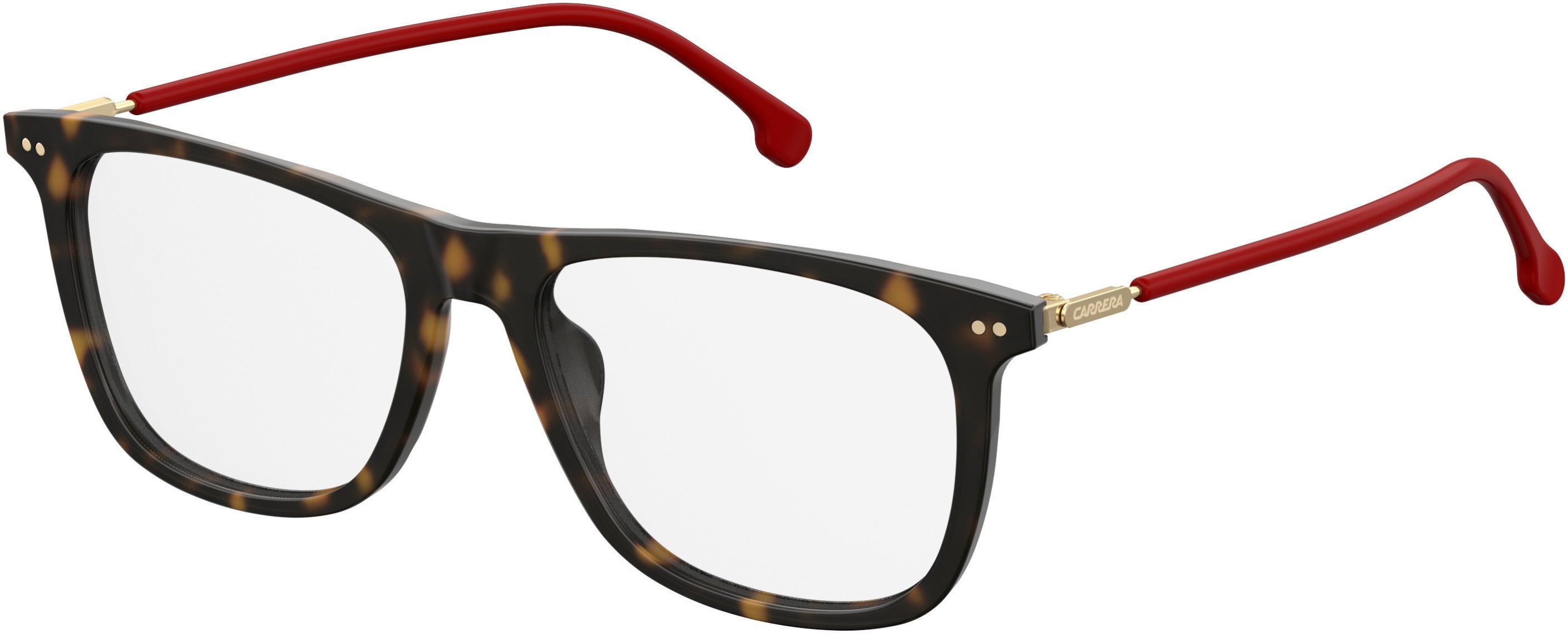  Carrera 144/V Rectangular Eyeglasses 02IK-02IK  Havana Gold (00 Demo Lens)