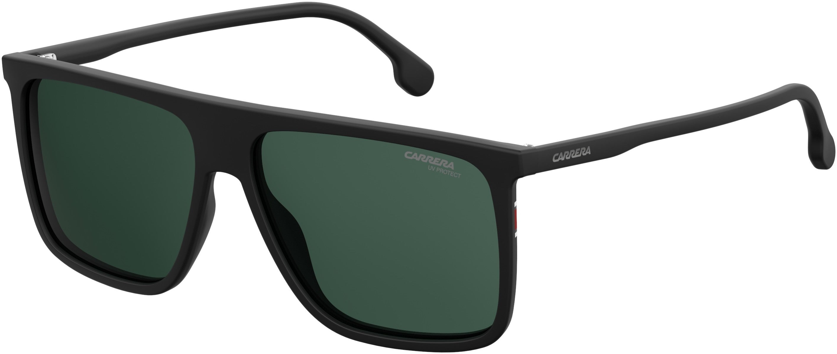  Carrera 172/S Rectangular Sunglasses 0003-0003  Matte Black (QT Green)