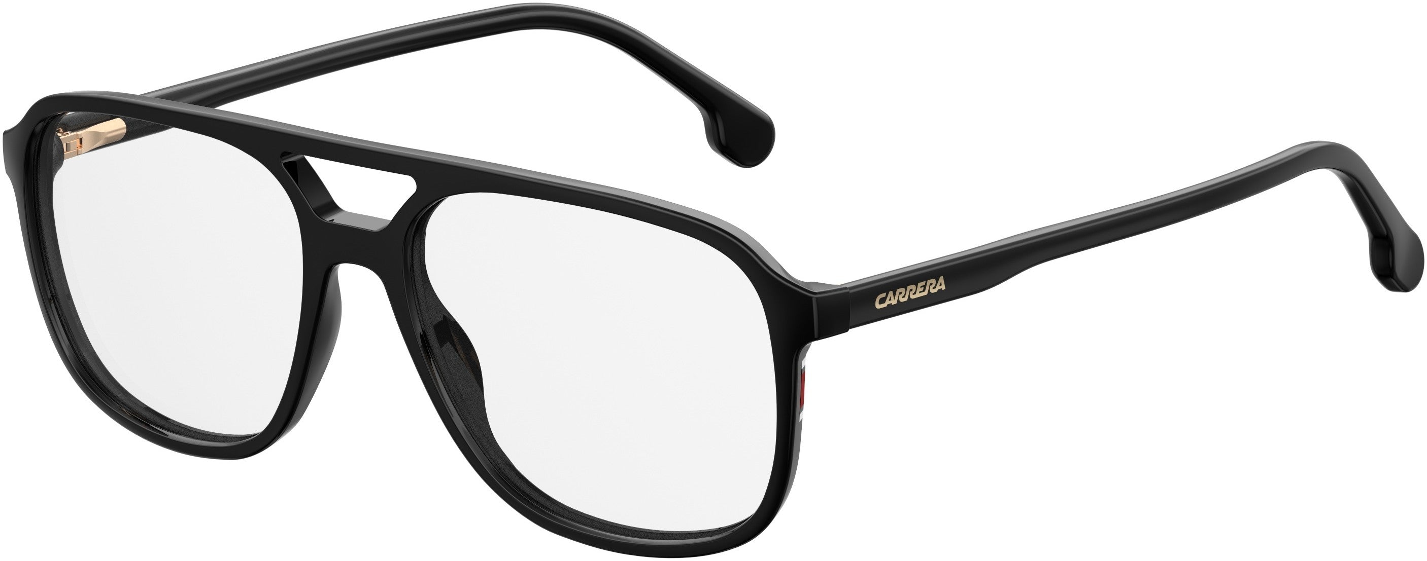  Carrera 176 Rectangular Eyeglasses 0807-0807  Black (00 Demo Lens)
