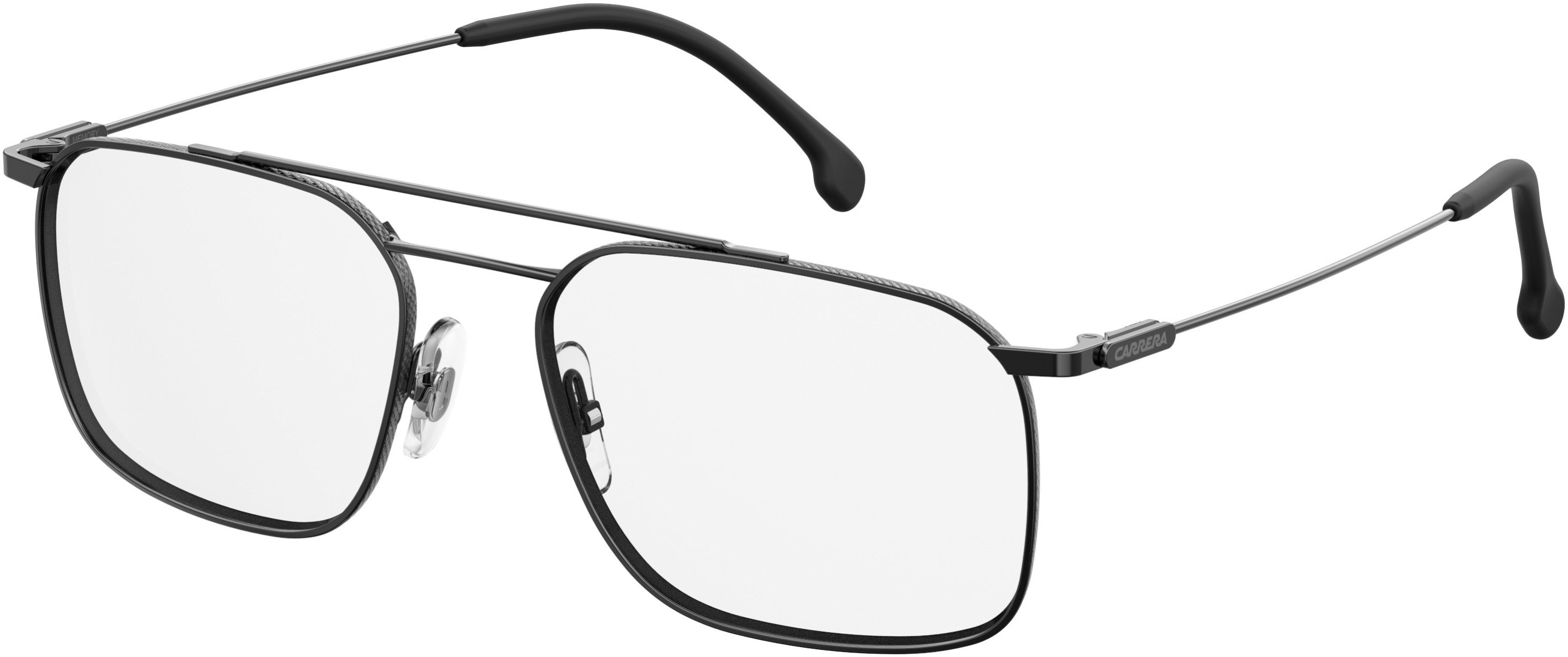  Carrera 189 Rectangular Eyeglasses 0V81-0V81  Dark Ruthenium Black (00 Demo Lens)