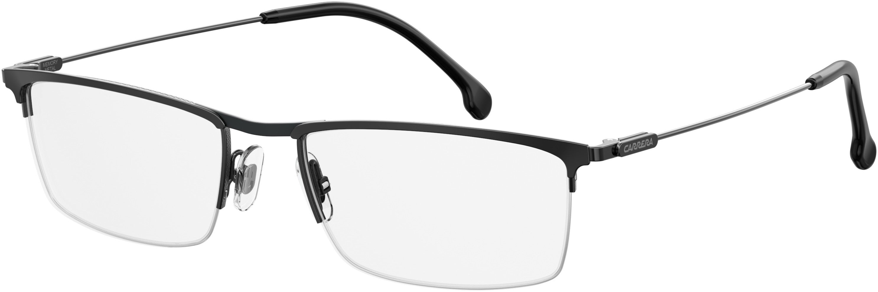  Carrera 190 Rectangular Eyeglasses 0V81-0V81  Dark Ruthenium Black (00 Demo Lens)