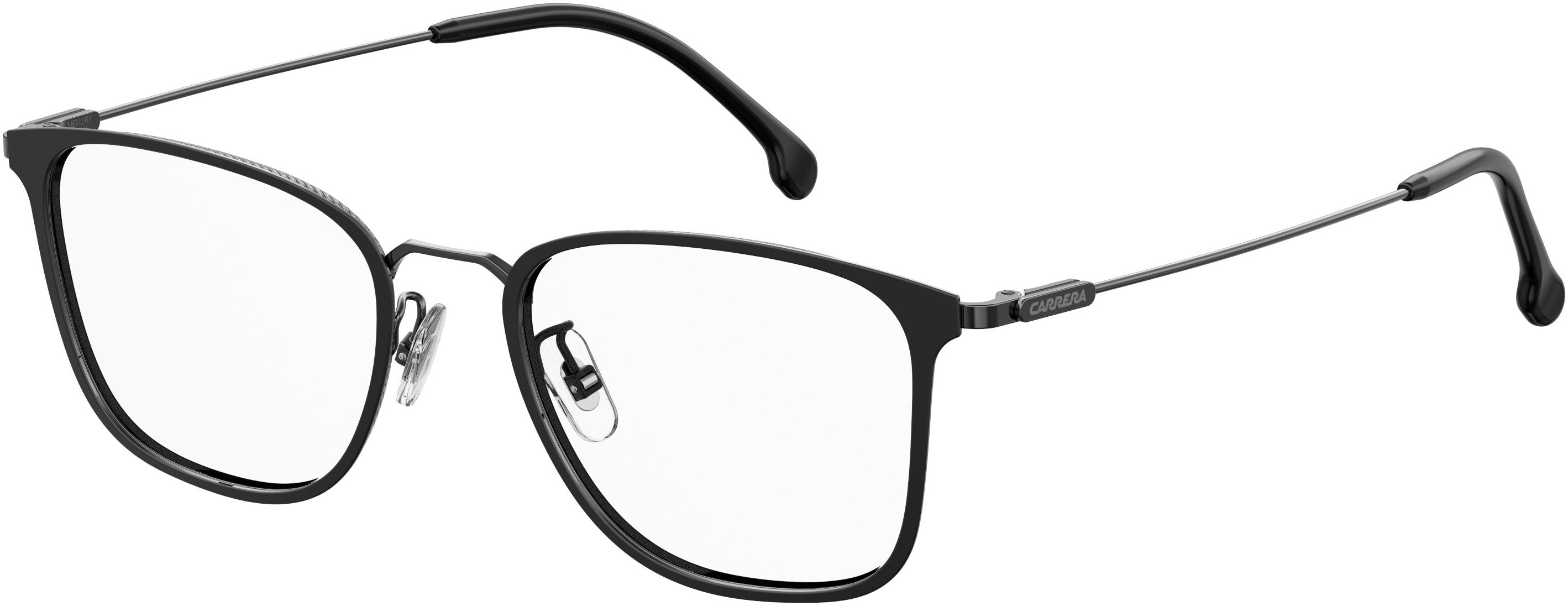  Carrera 192/G Rectangular Eyeglasses 0V81-0V81  Dark Ruthenium Black (00 Demo Lens)