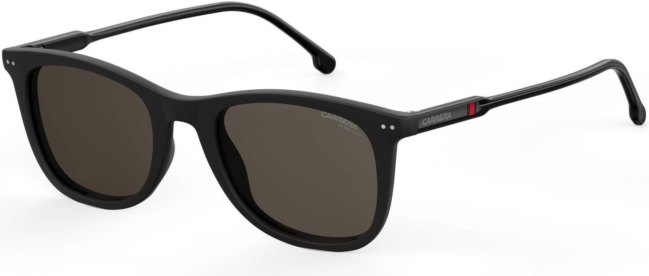  Carrera 197/S Rectangular Sunglasses 0003-0003  Matte Black (IR Gray)