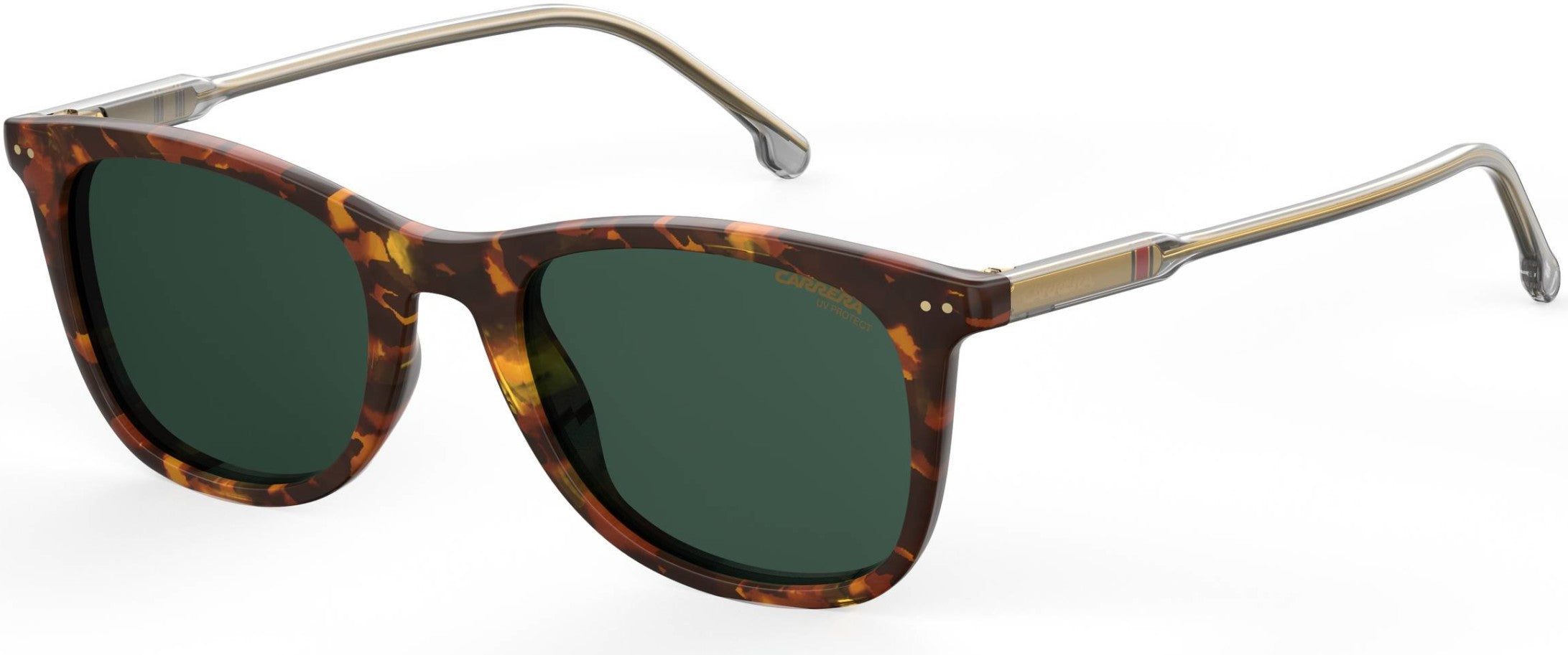  Carrera 197/S Rectangular Sunglasses 0086-0086  Dark Havana (QT Green)