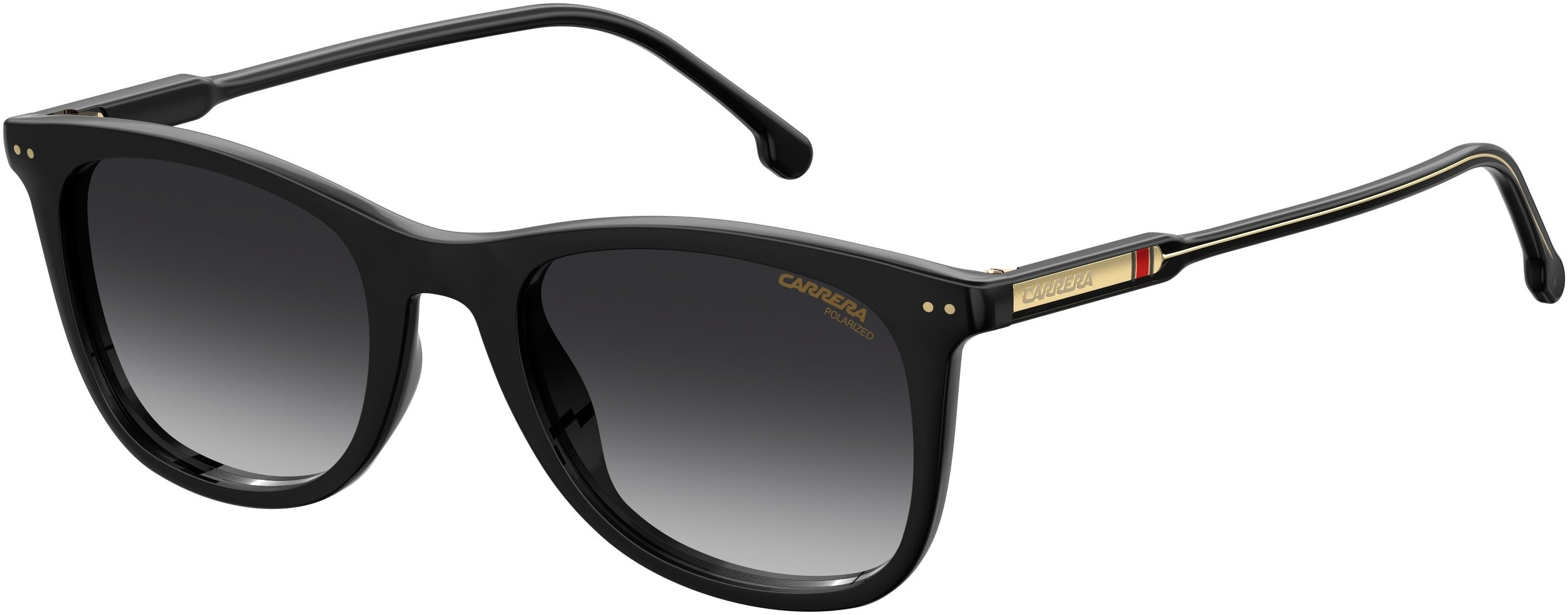  Carrera 197/S Rectangular Sunglasses 008A-008A  Black Gray (WJ Gray Sf Pz)