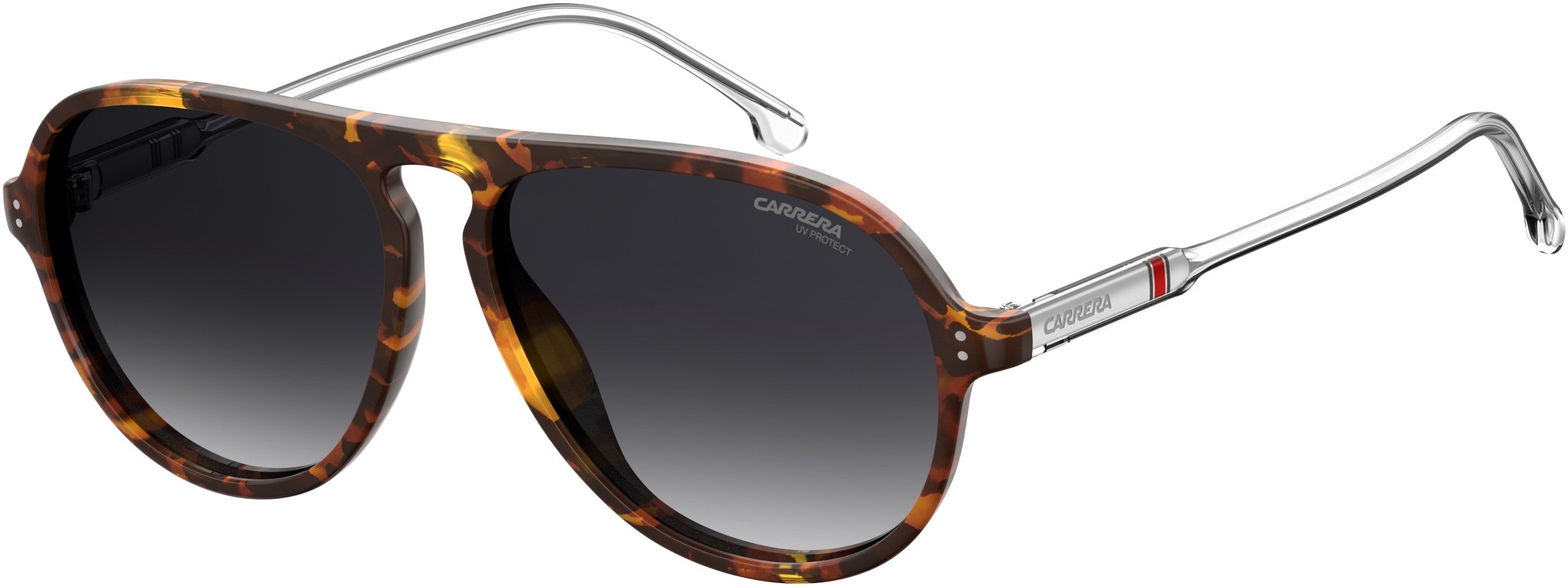  Carrera 198/S Aviator Sunglasses 0086-0086  Dark Havana (9O Dark Gray Gradient)