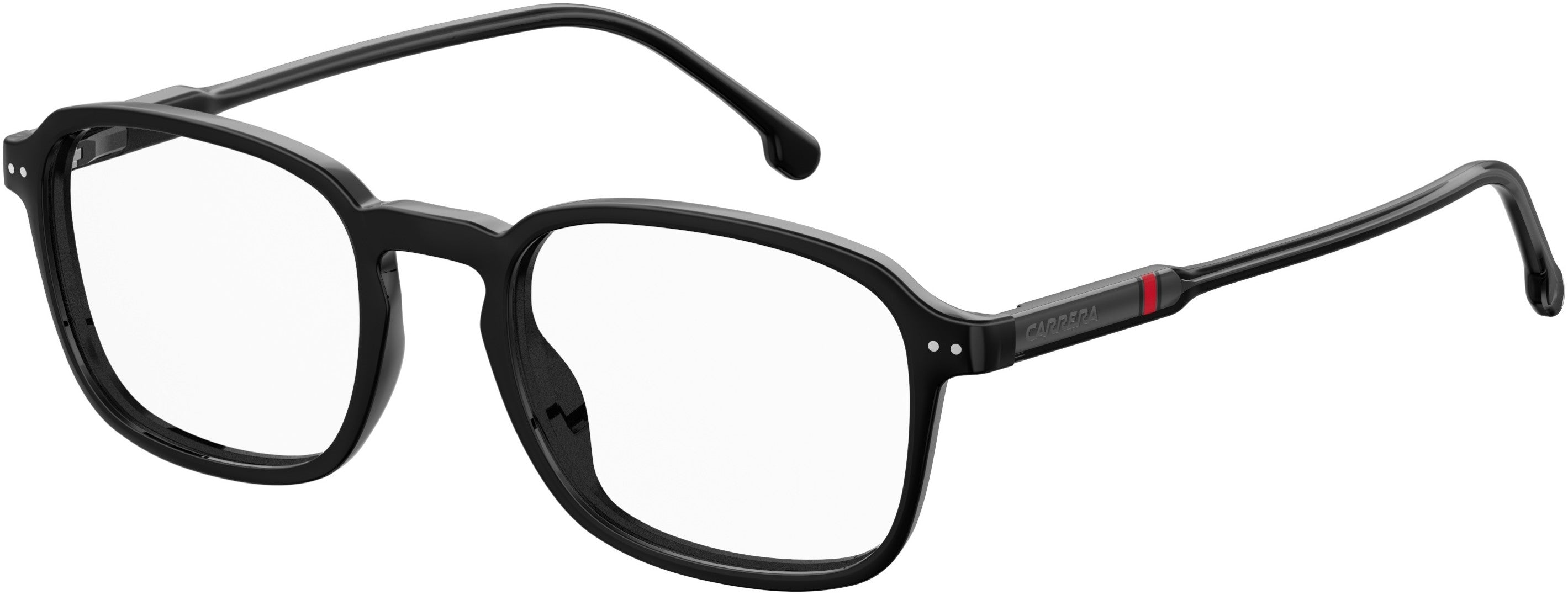  Carrera 201 Rectangular Eyeglasses 0807-0807  Black (00 Demo Lens)